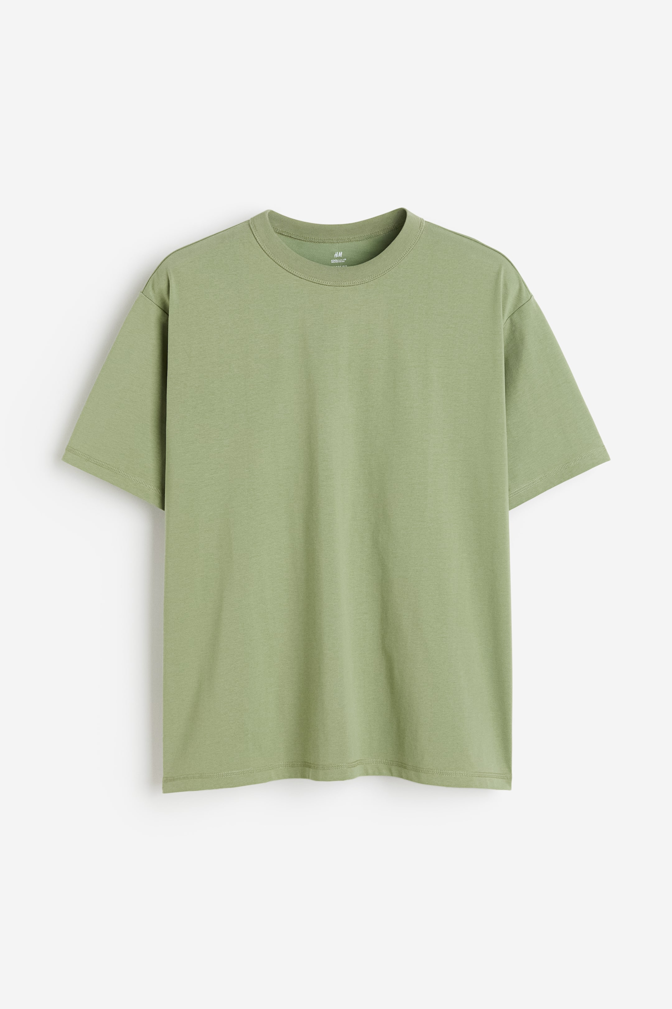 COOLMAX® Loose Fit T-shirt - Green - Men | H&M US