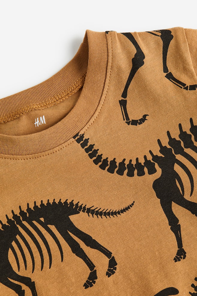Cotton T-shirt - Brown/Dinosaur skeletons/Light beige/Dinosaurs/White/Dinosaurs/Orange/Happy Day/dc/dc/dc/dc/dc/dc/dc/dc/dc/dc/dc/dc/dc/dc/dc/dc/dc/dc/dc/dc/dc/dc/dc/dc/dc/dc/dc - 4