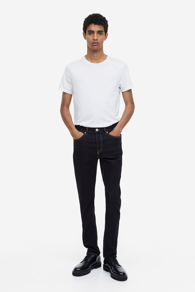 Slim Jeans - Mørk denimblå/Sort/Lys denimblå/Denimblå/dc - 1