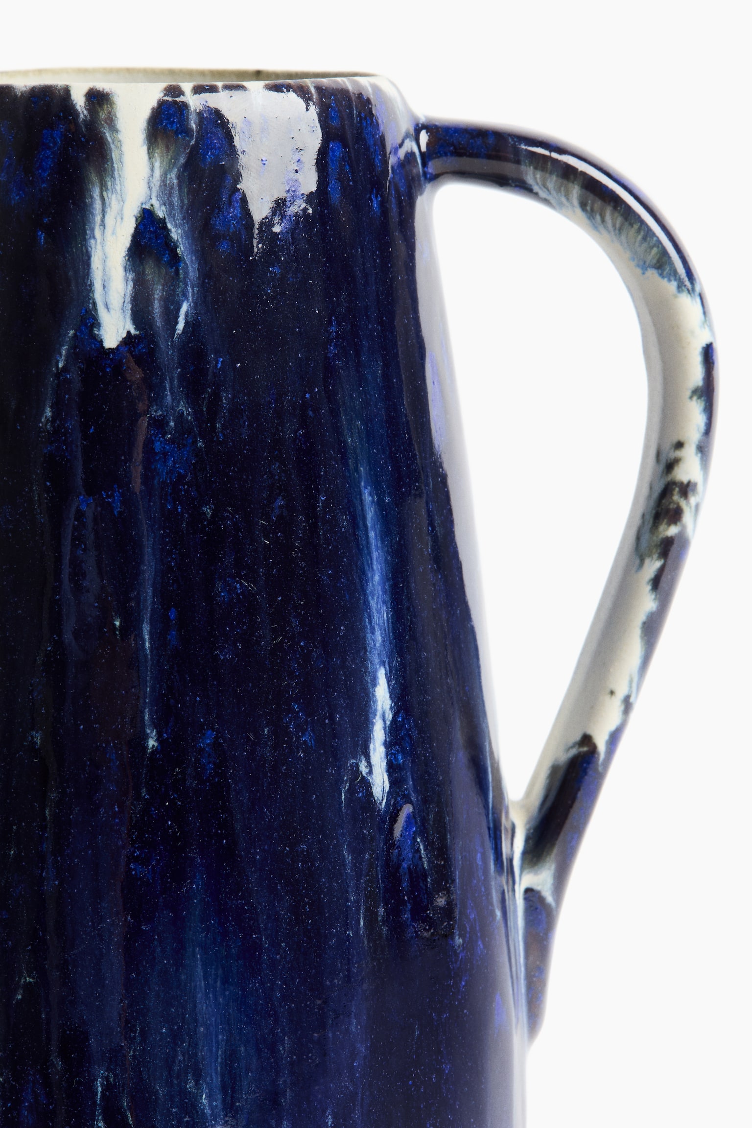 Terracotta jug - Dark blue - 3