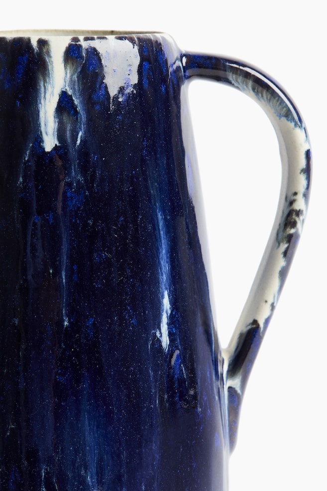 Brocca in terracotta-Blu scuro - 3