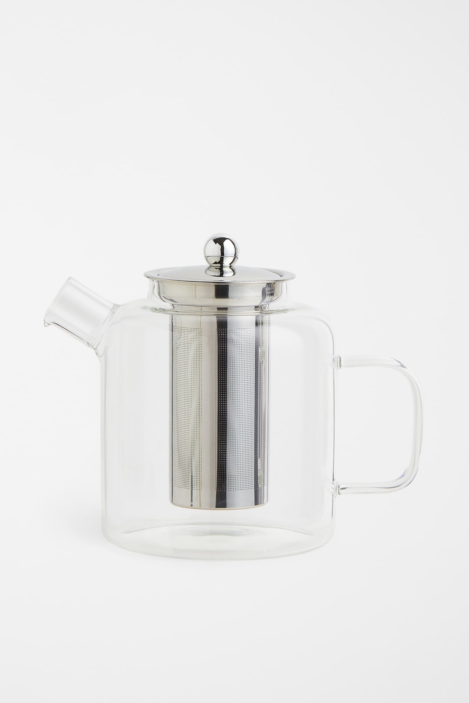 Large glass teapot - Clear glass