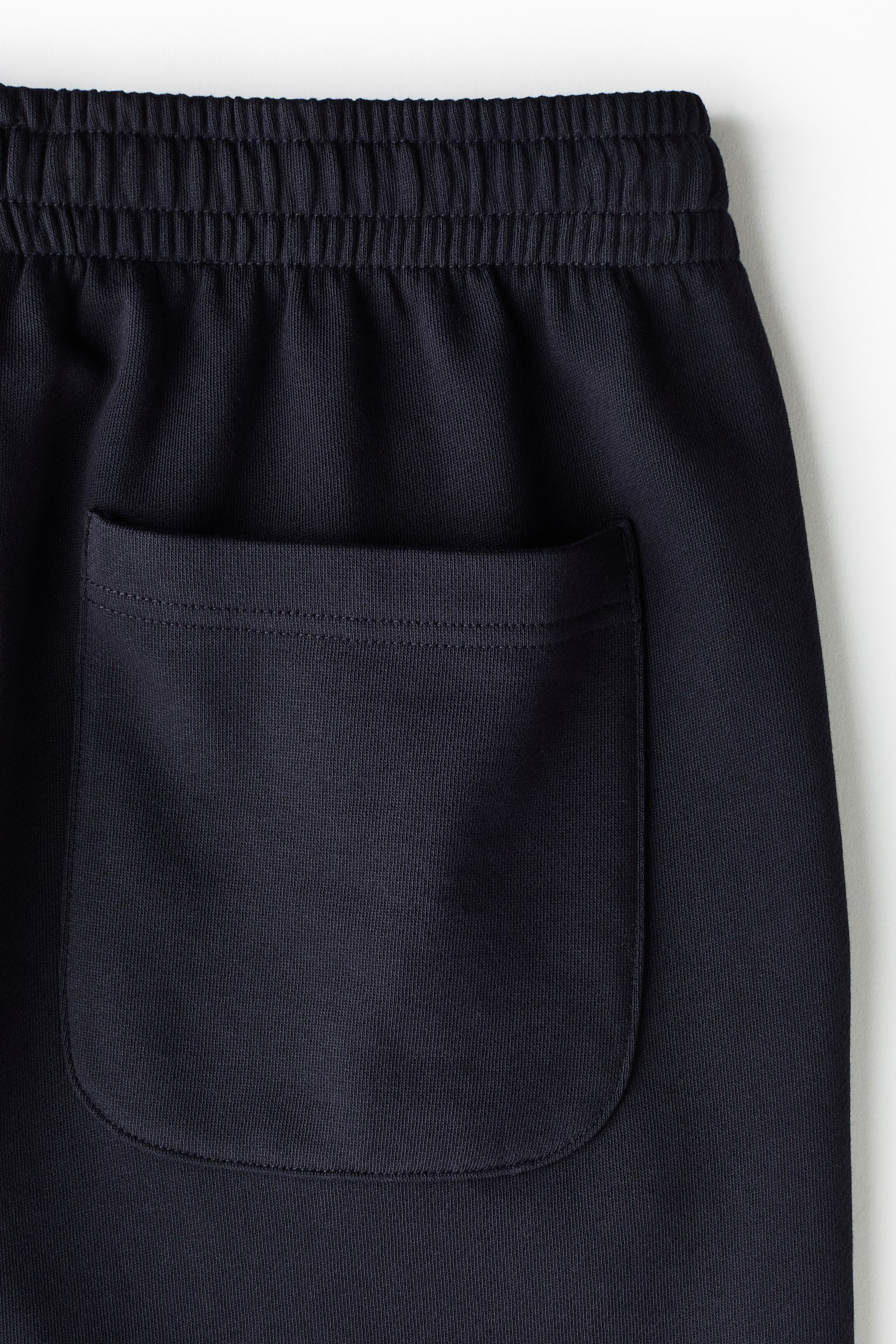 Regular Fit sweatshorts - Navy blue/Light grey marl/Black - 3