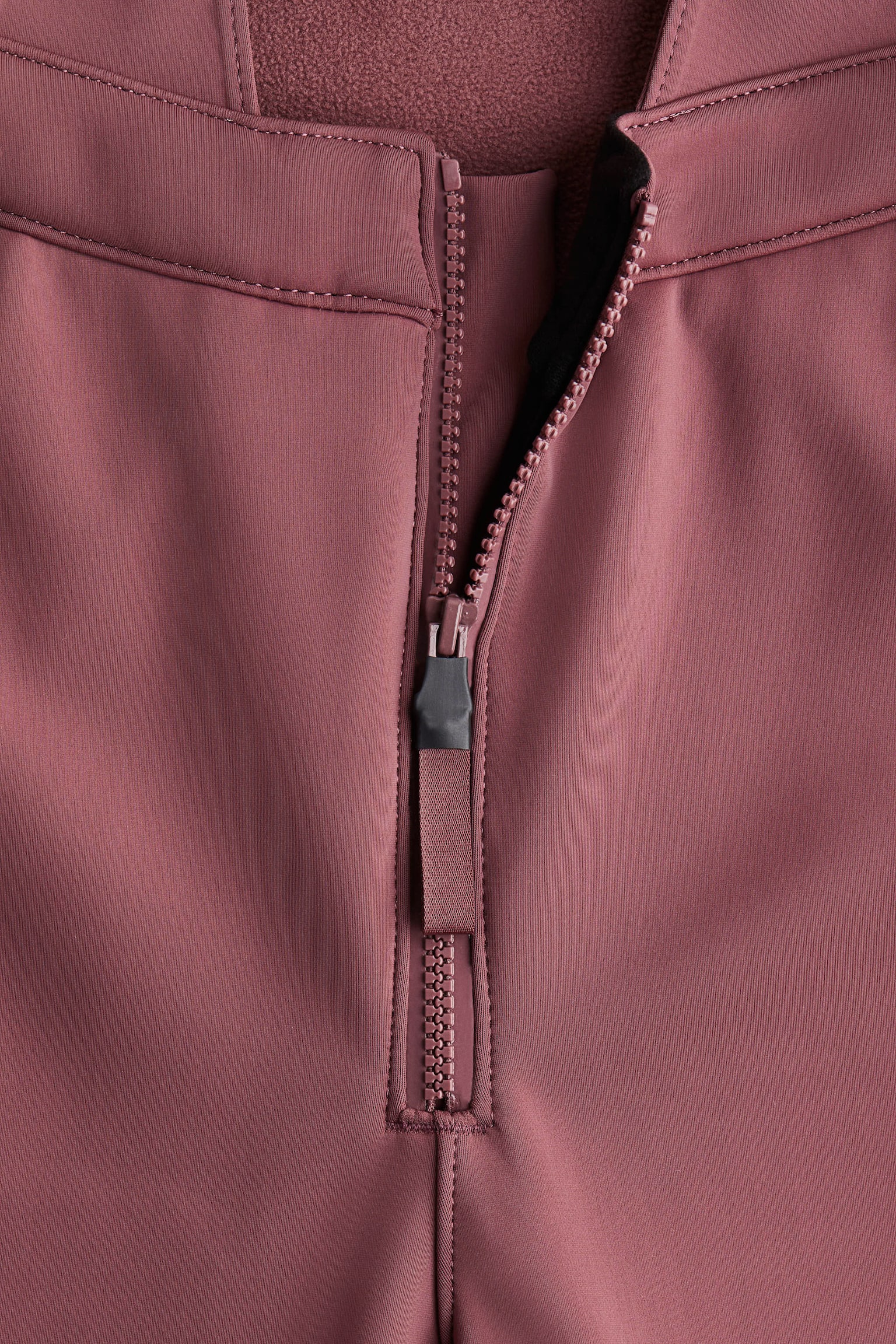 Water-repellent ski trousers - Plum red/Black/Coffee bean brown/Aubergine purple - 4