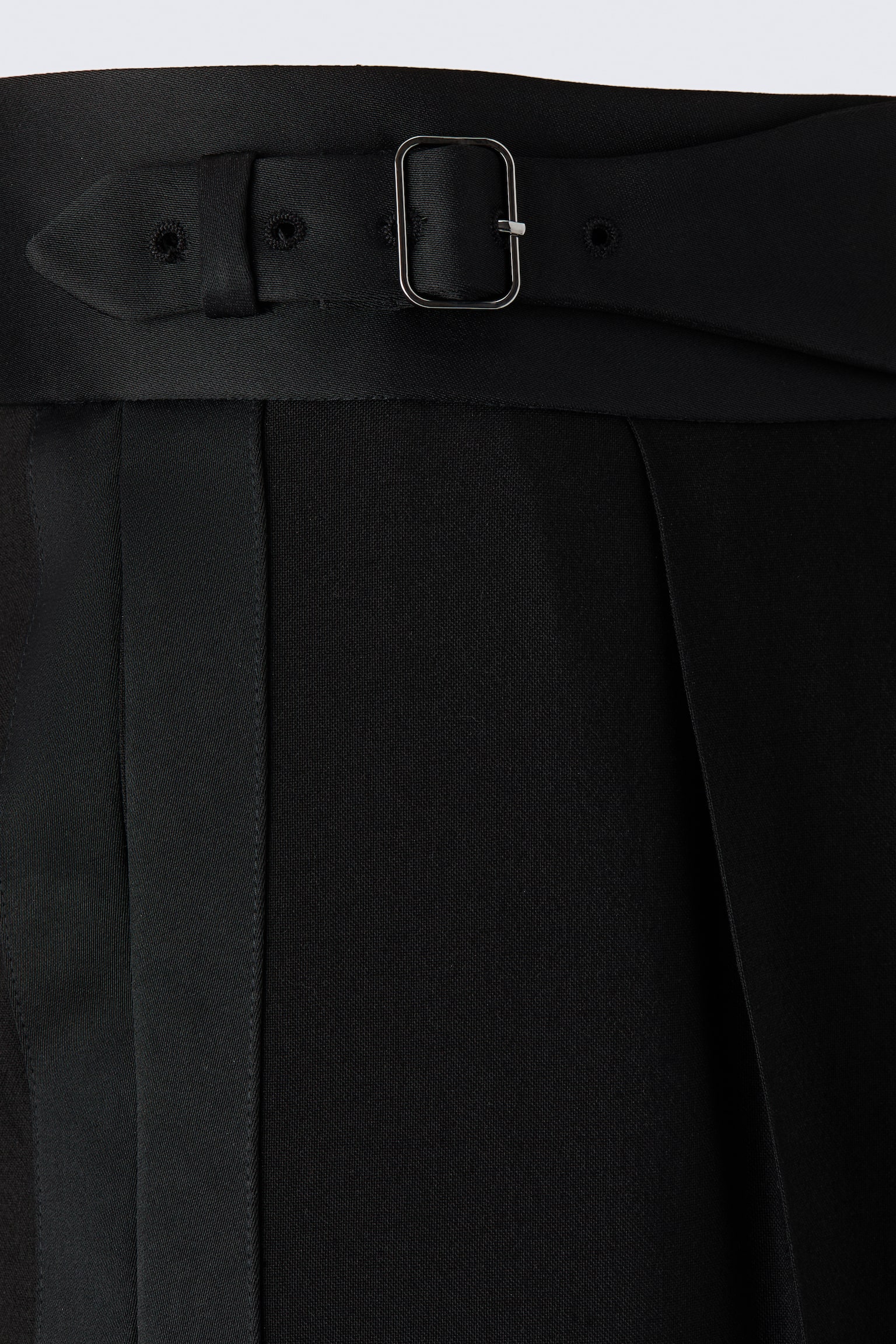 Мужские брюки H&M Wool Tuxedo, цвет: Чёрный — фото 3