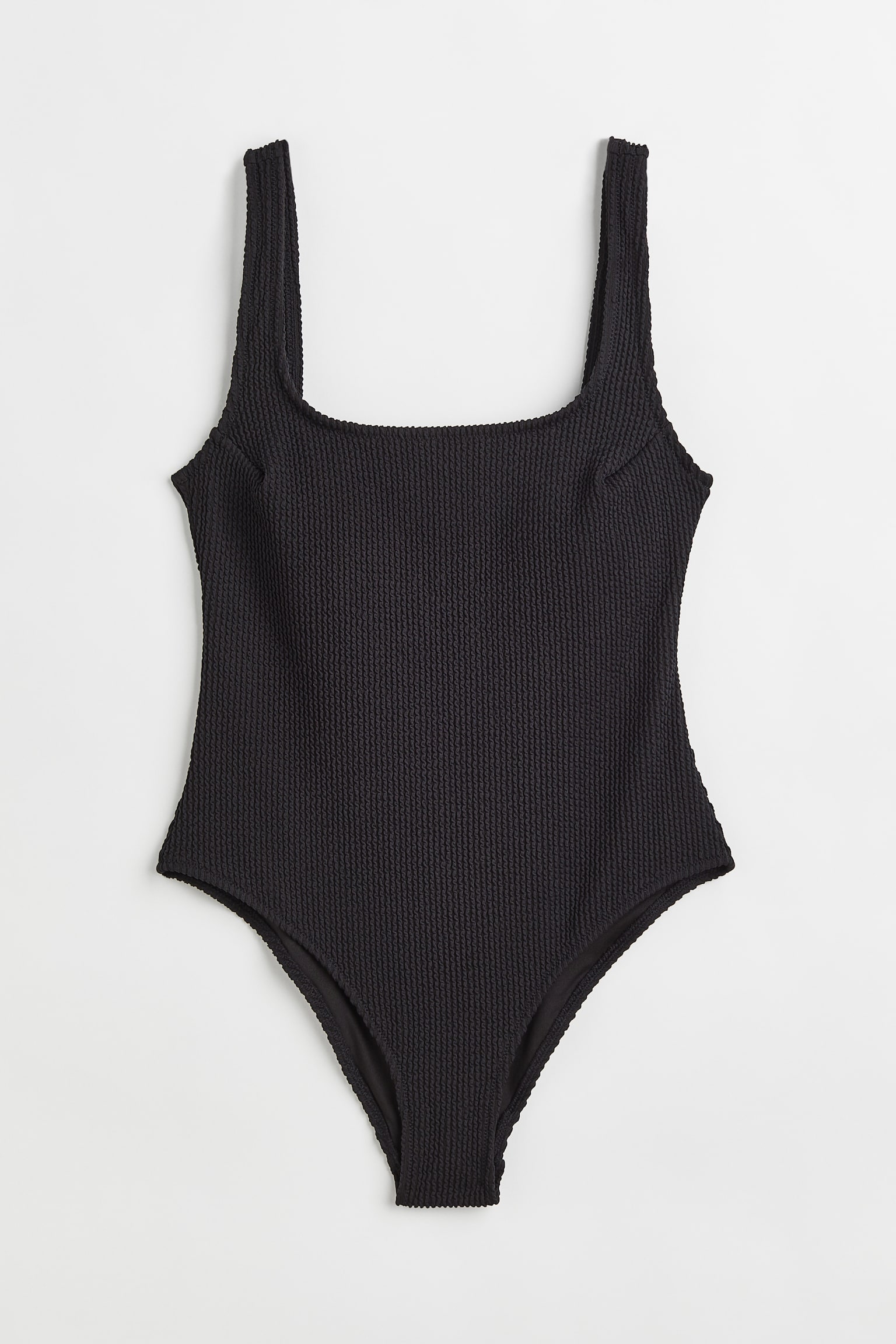 High Leg Swimsuit - Black