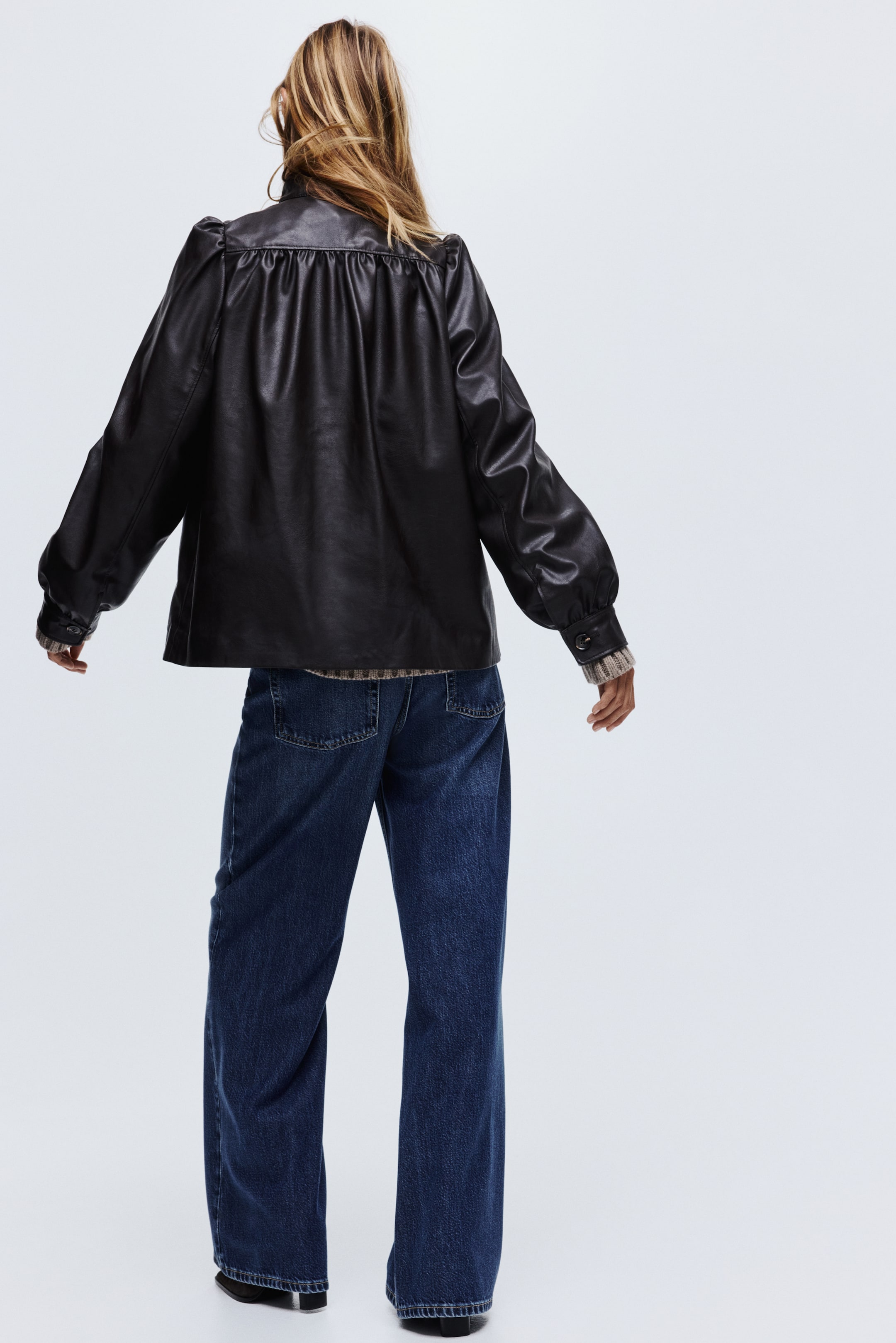 View larger image: Coated jacket - Dark brown - Ladies | H&M SG 4