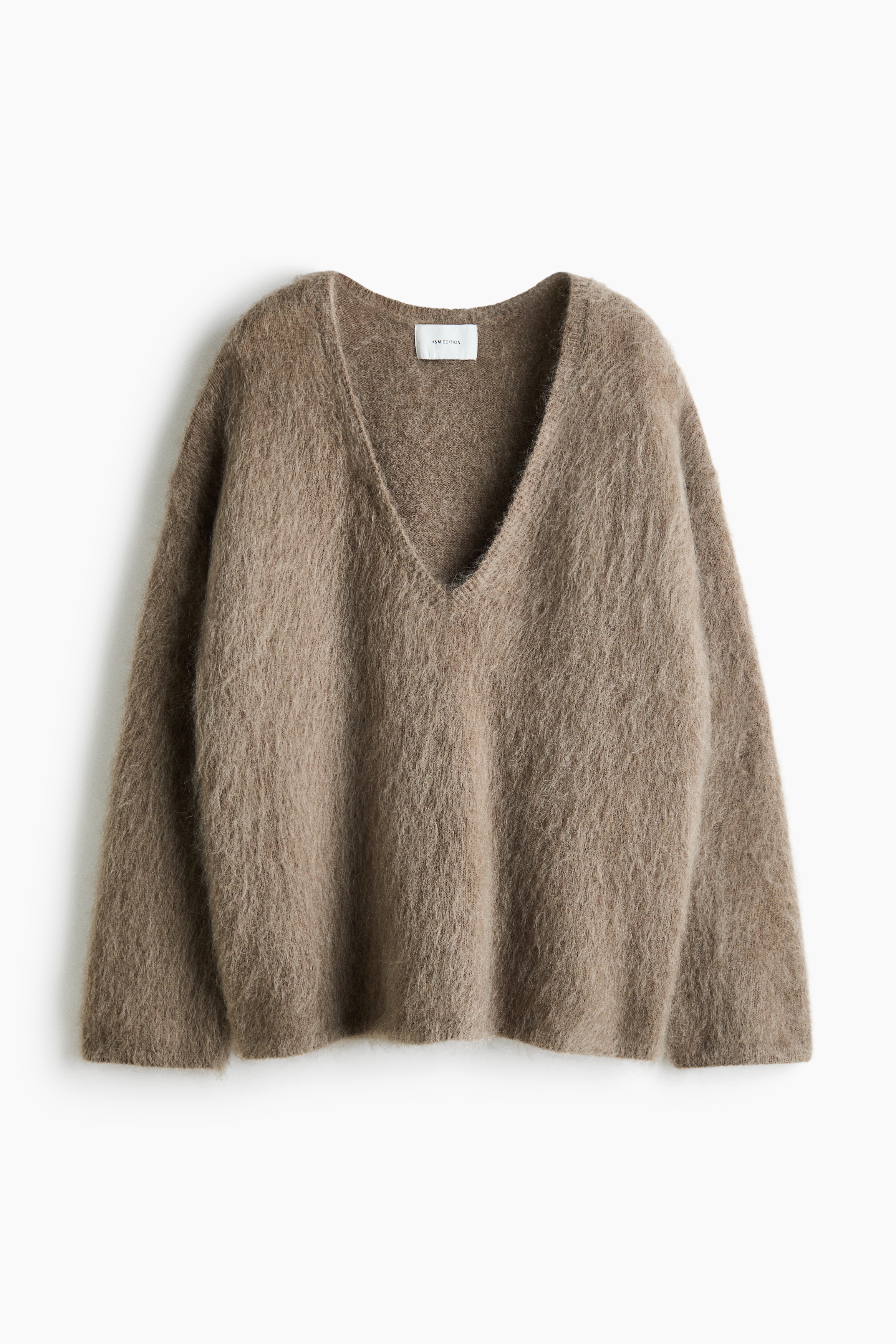 Oversized mohair-blend jumper