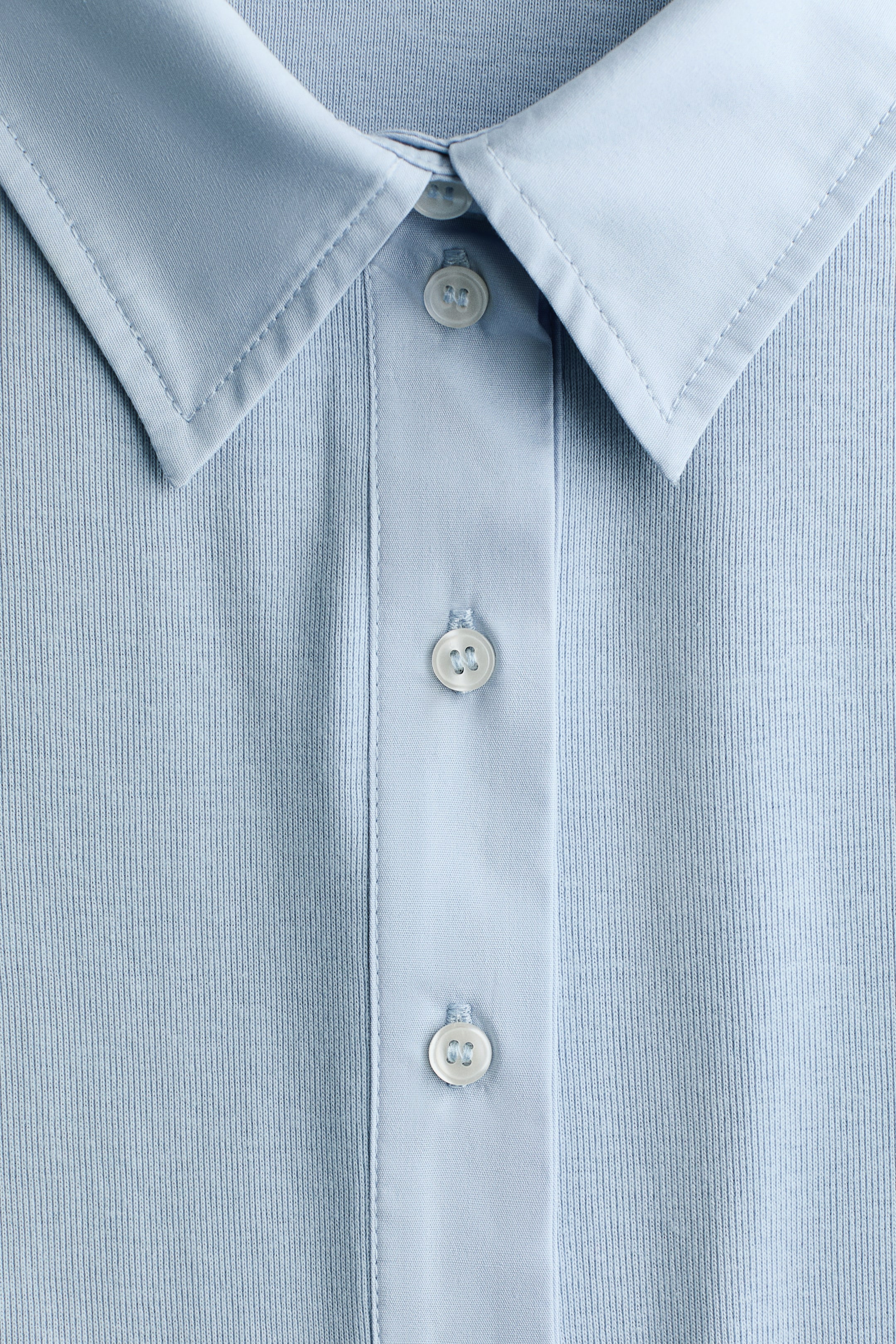 Ampliar la imagen: Playera polo entallada - Azul claro - Ladies | H&M MX 2