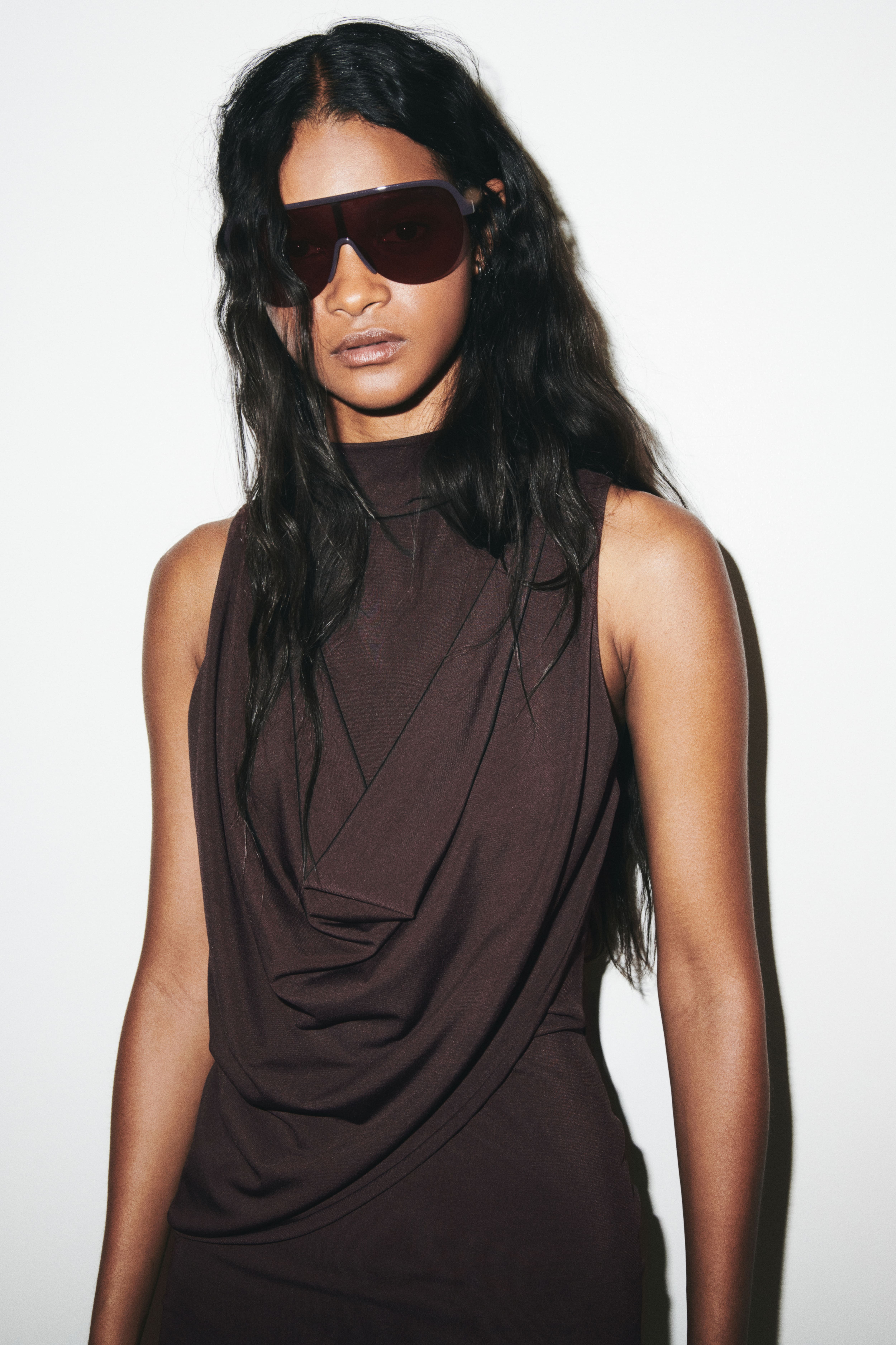 Draped Jersey Dress