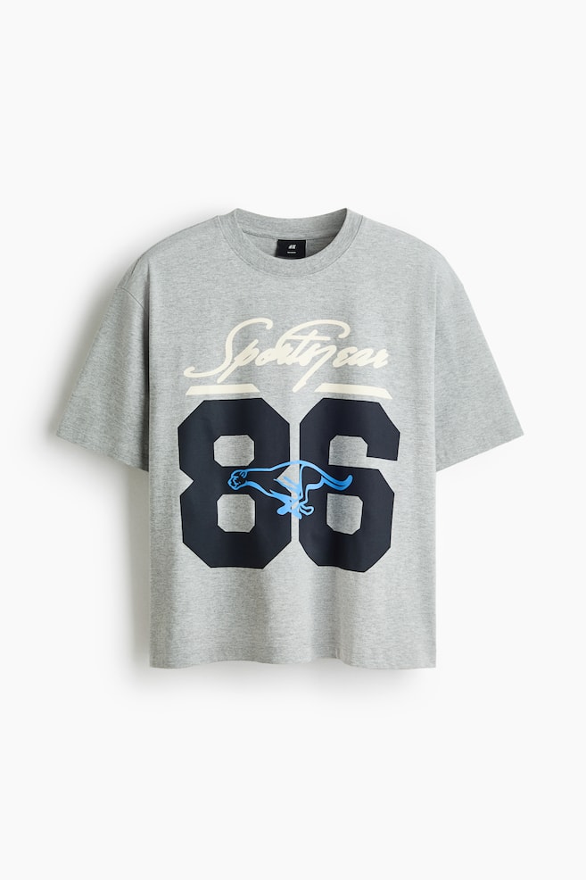 Relaxed-Fit Printed T-Shirt - Gray melange/Sport Gear 86/White/St. Ives Hôtel/Dark blue/St. Ives Hotel/White/Track Unit TRK/Light blue/1992/Navy blue/Sunset Race/Pale yellow/Sports Club/Cream/Sports Soc./Red/East Isles Club - 1