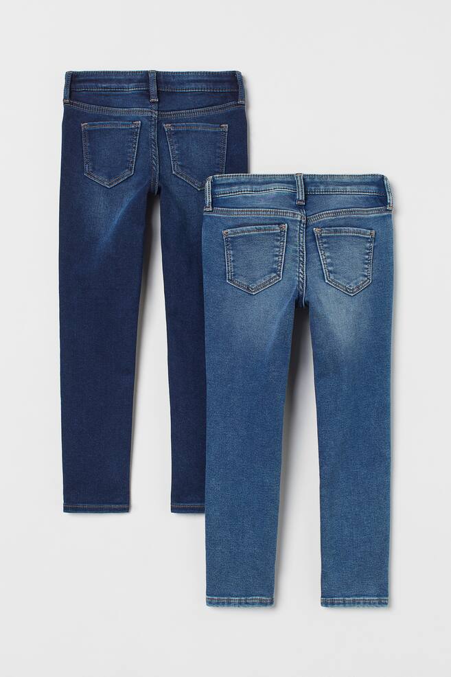 2-pack Super Soft Skinny jeans - Denim blue/Dark denim blue - 5