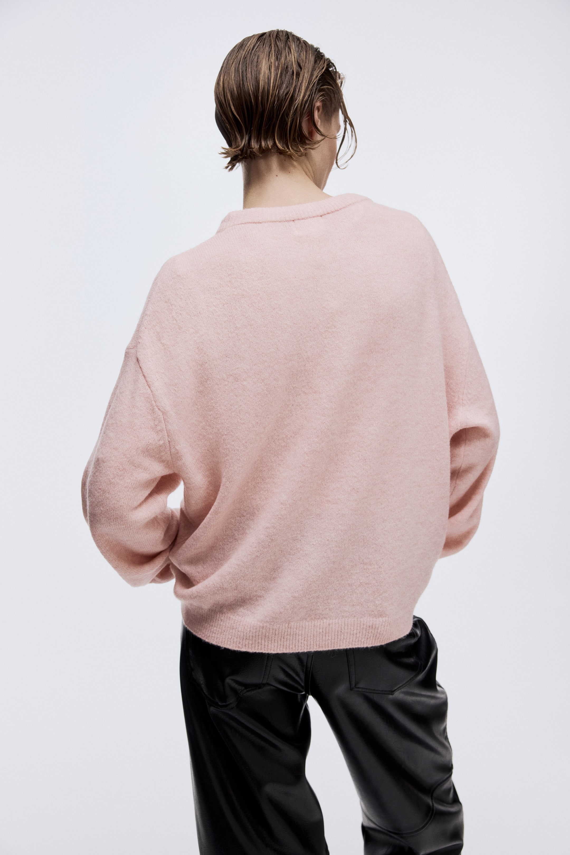 View larger image: Knitted jumper - Light pink - Ladies | H&M IE 5