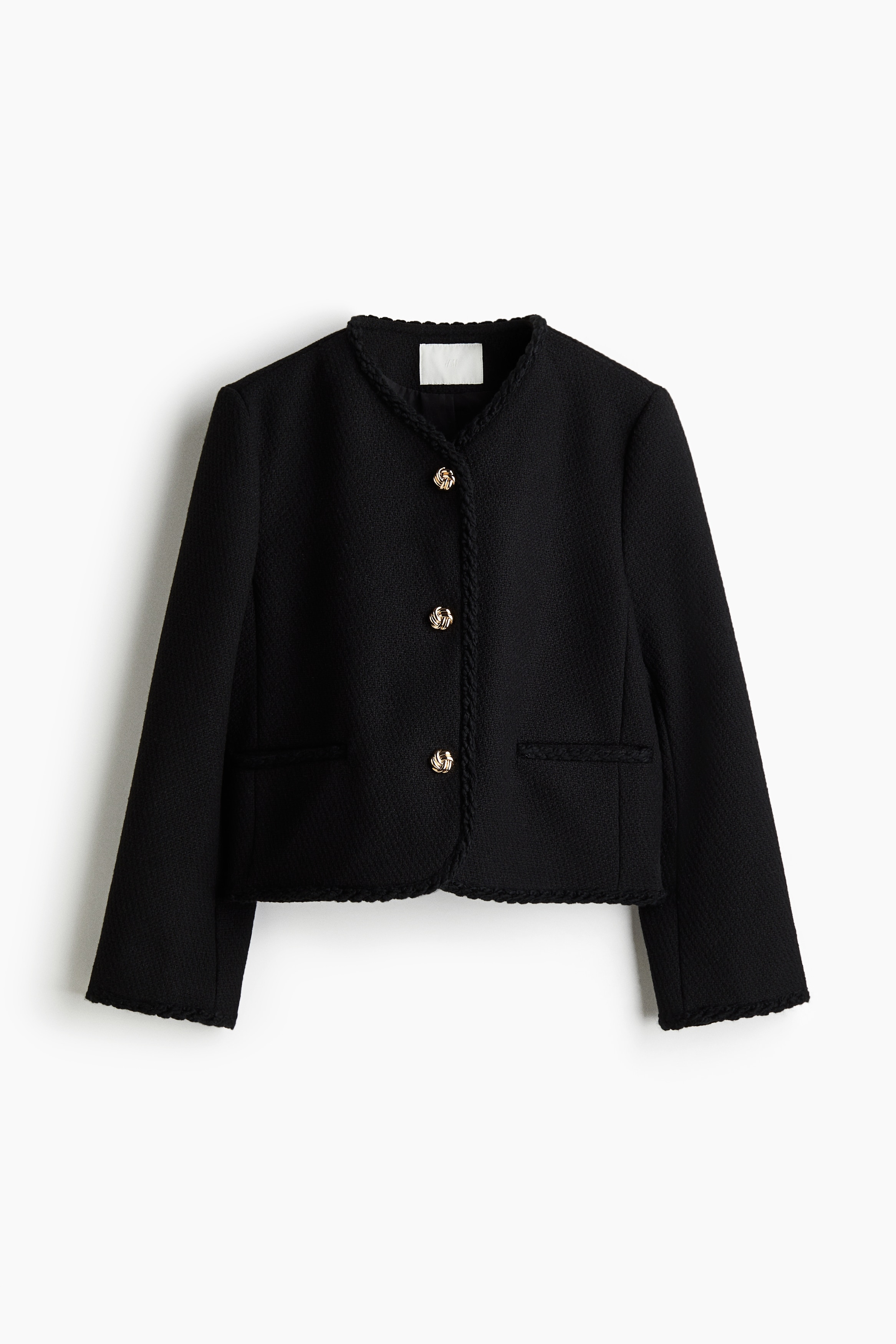 Bouclé Jacket - Black - Ladies | H&M US