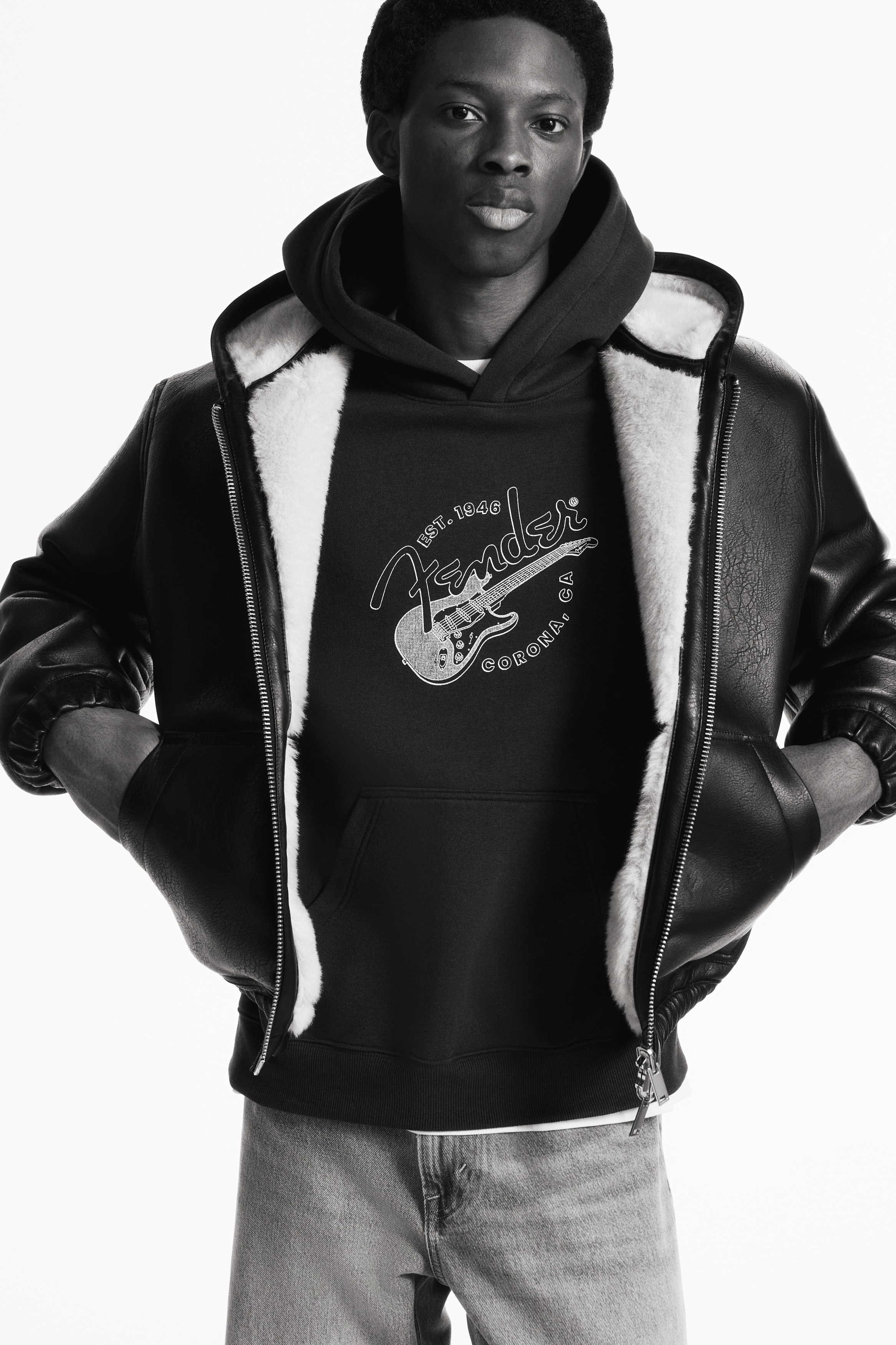 Loose Fit Printed hoodie