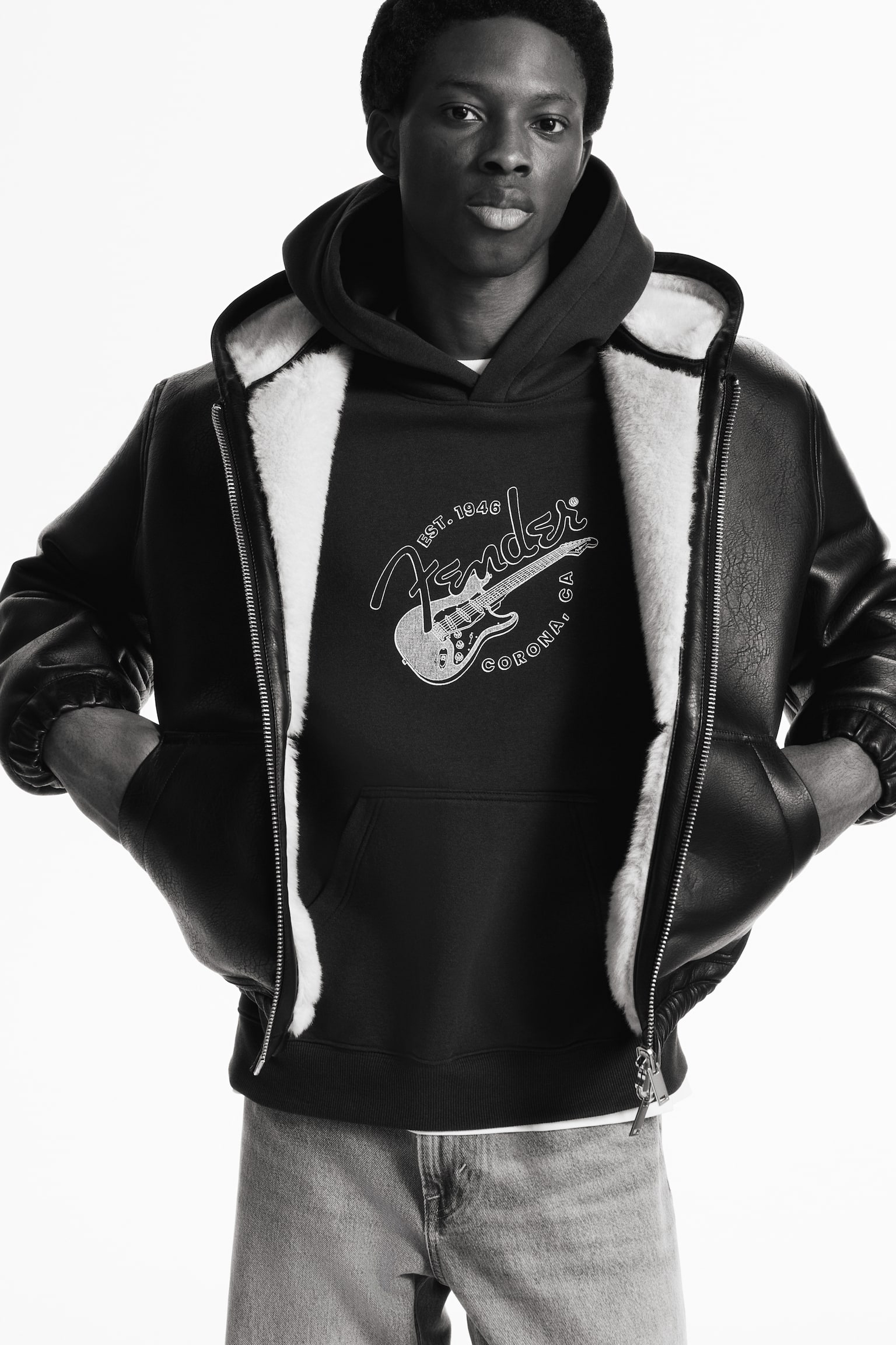 Loose Fit Printed hoodie - Black/Fender/Black/Home Alone/Black/Kodak - 6