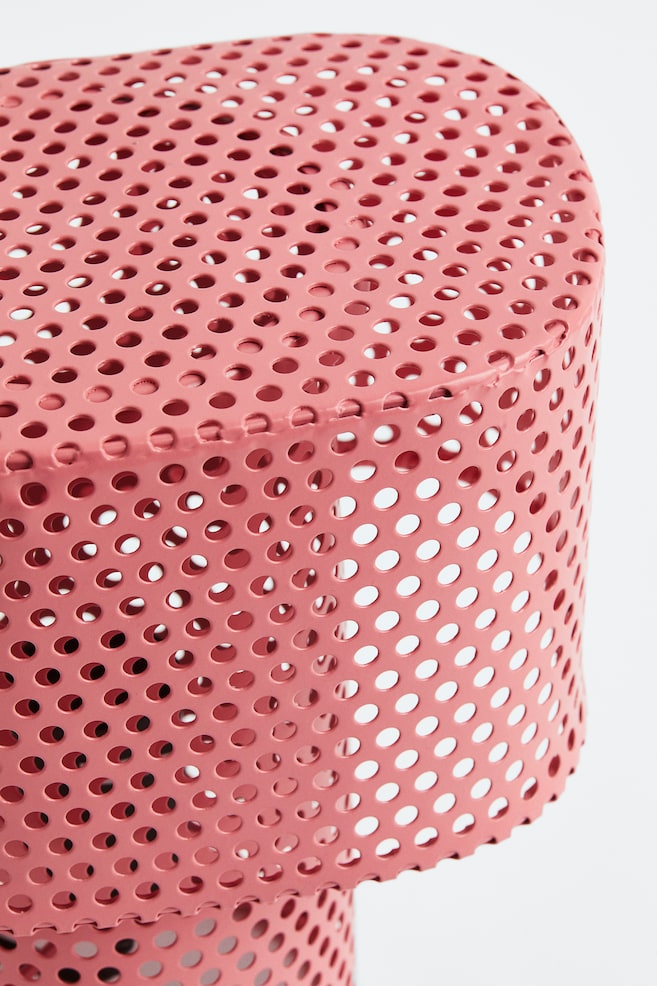 Small metal mesh table lamp - Rosa/Gelb - 5