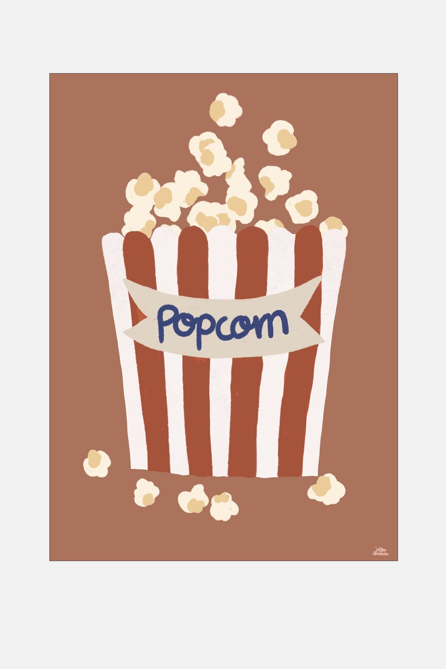 Willero Illustration - Popcorn