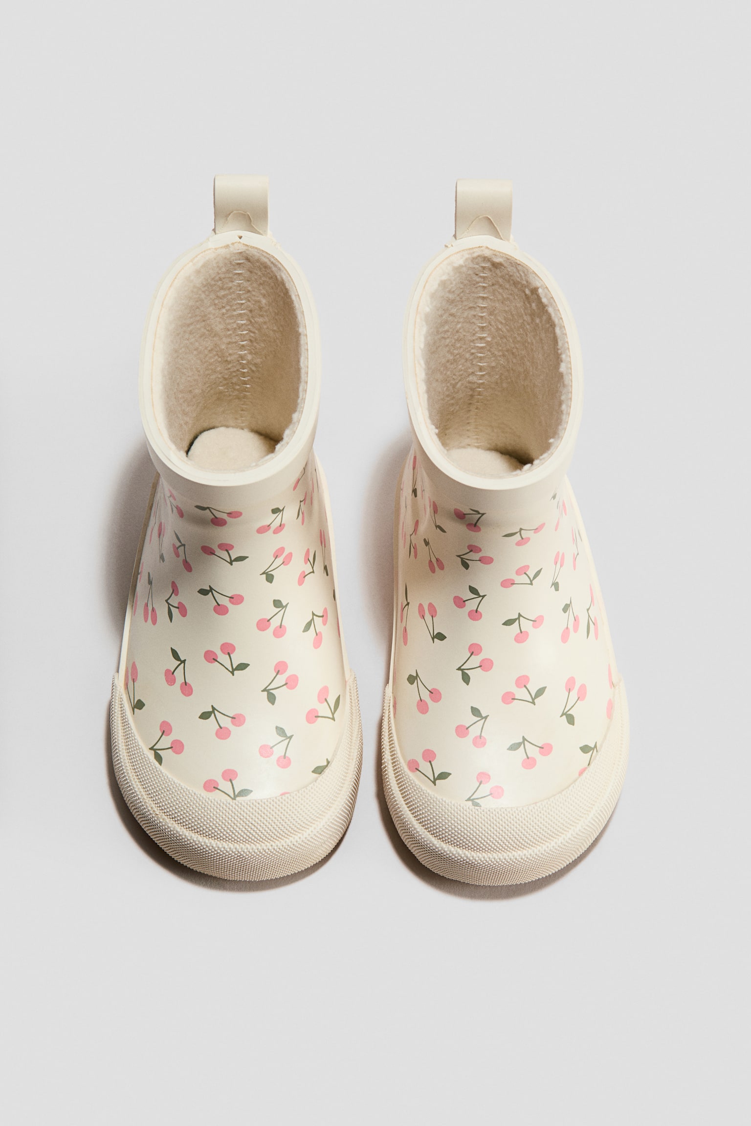 ラバーブーツ - ライトベージュ／チェリー/ブラウン/クリーム／アニマル/ベージュ - 3