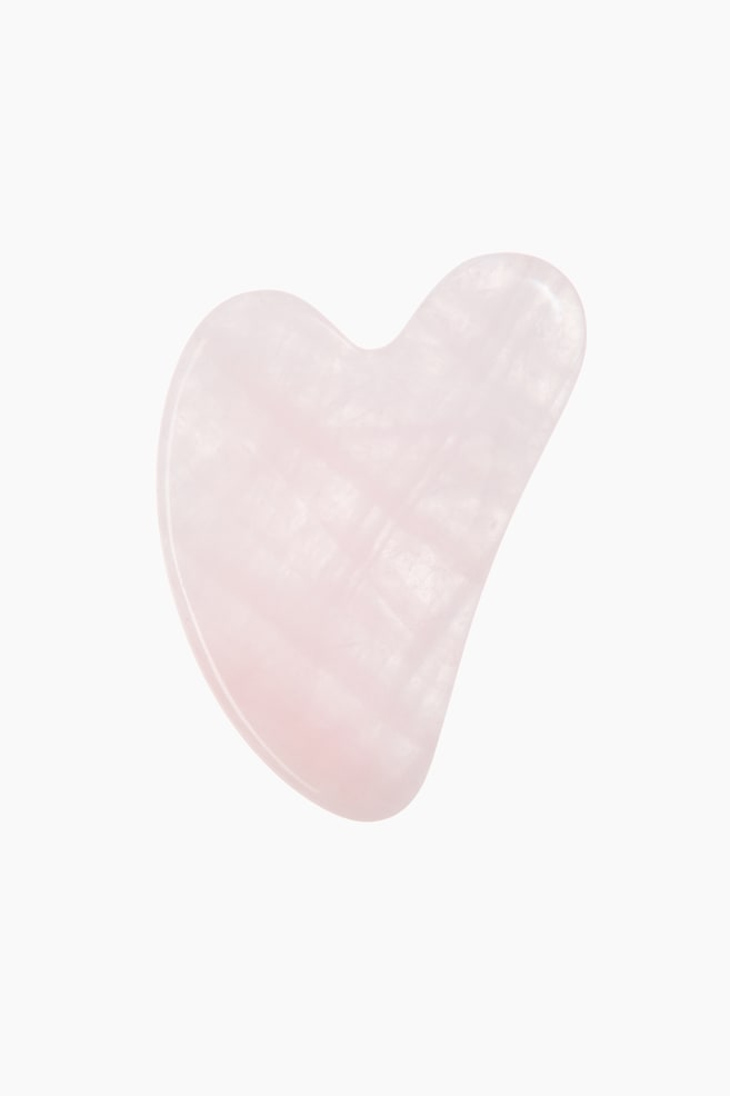 Gua Sha al quarzo rosa - Rosa - 1