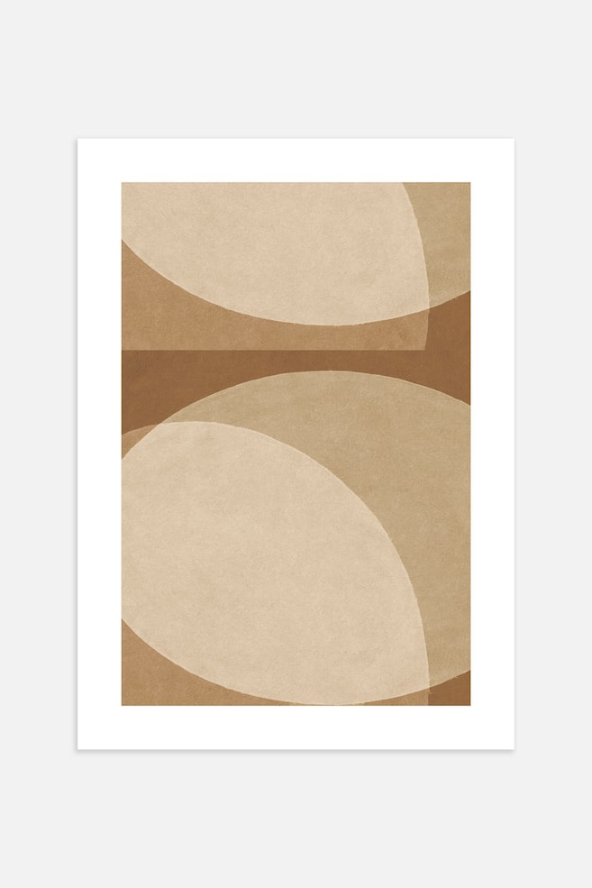 Abstrakt Poster - Sculpted/Muted Layers - 1