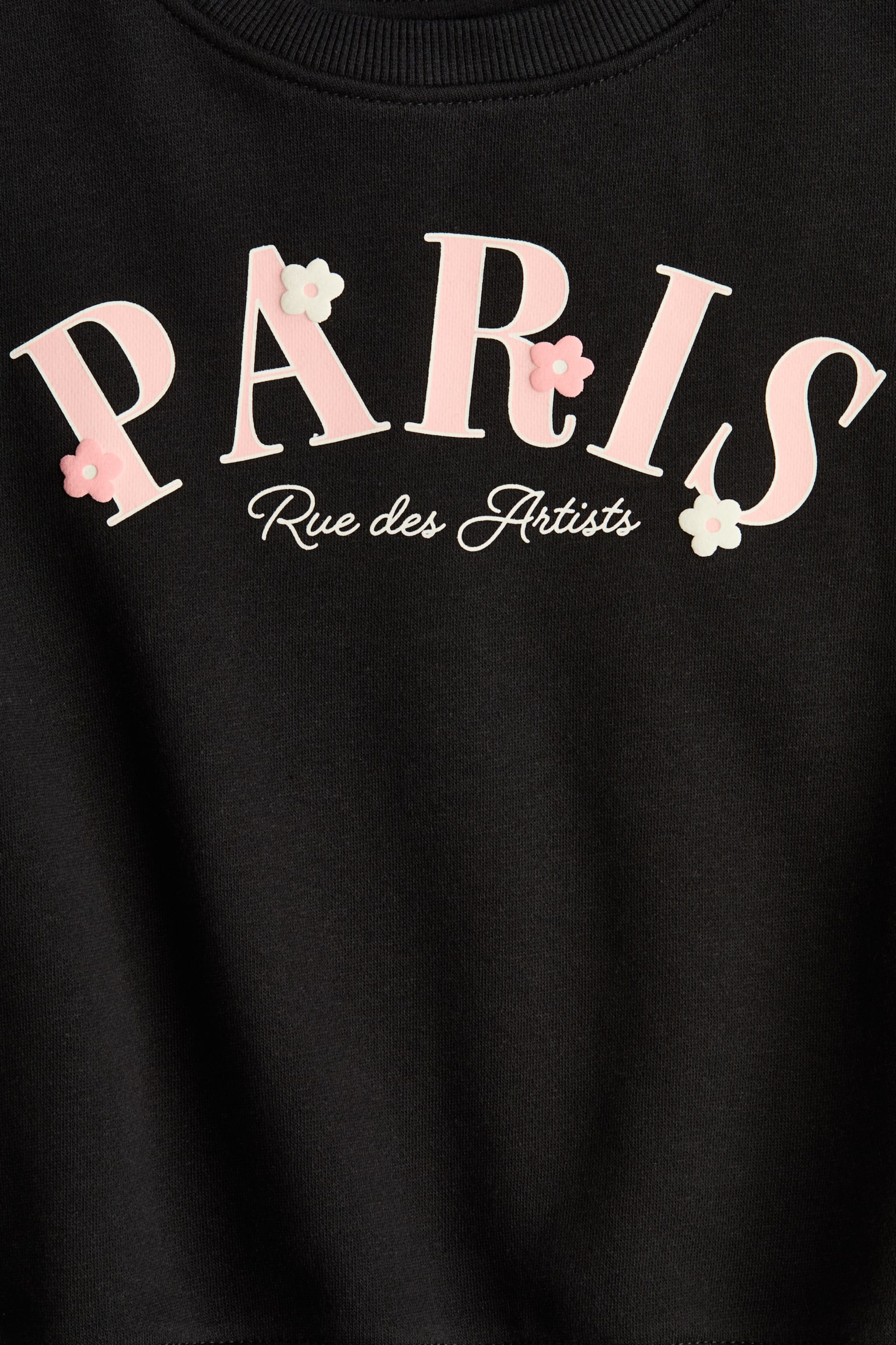 Sudadera con diseño e interior peinado - Negro/Paris/Rosa claro/Unicornios/Morado/Cerezas/Beige claro/Floreado/Rojo/Mon Amour - 2