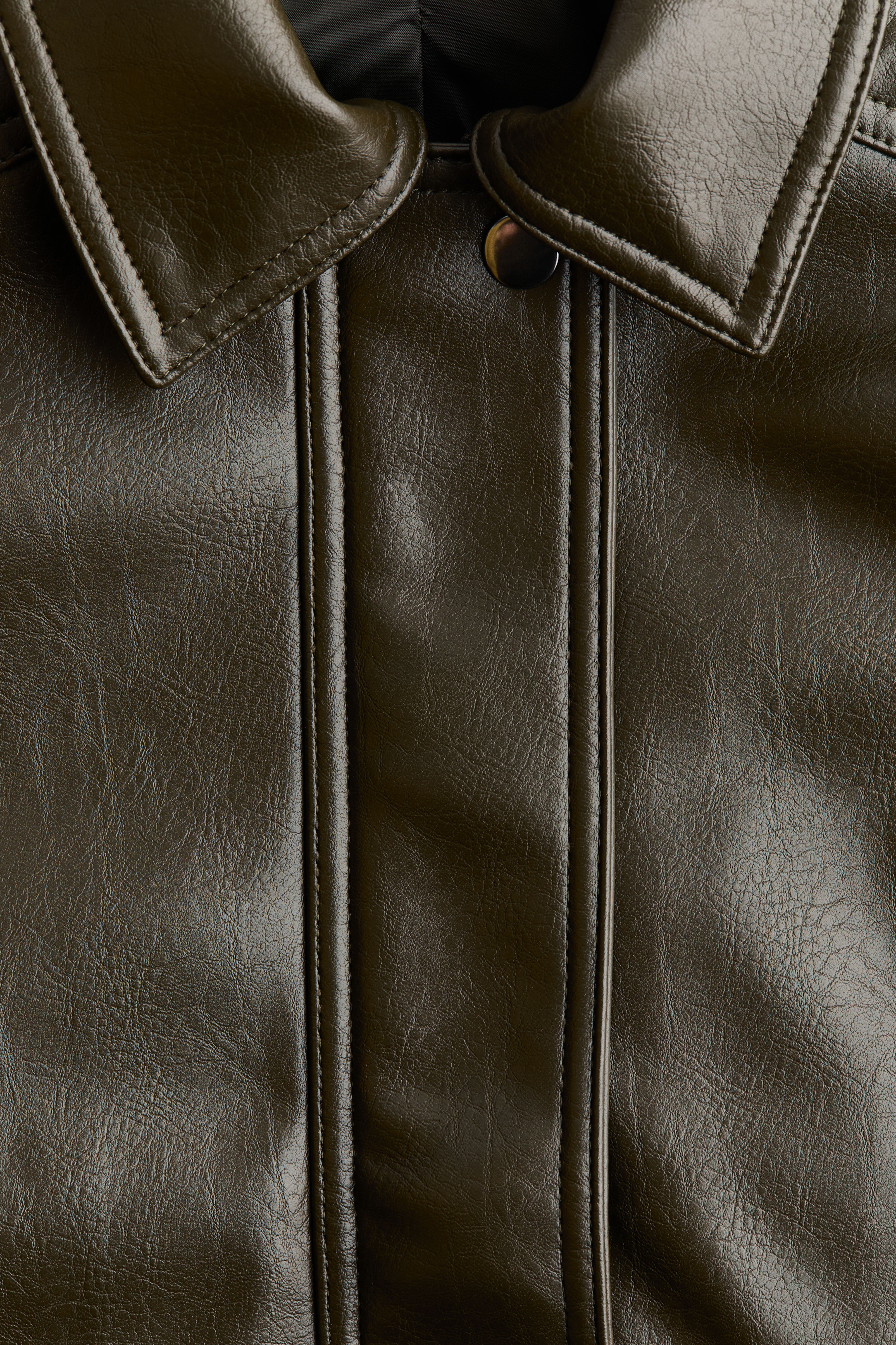 Coated Biker Jacket