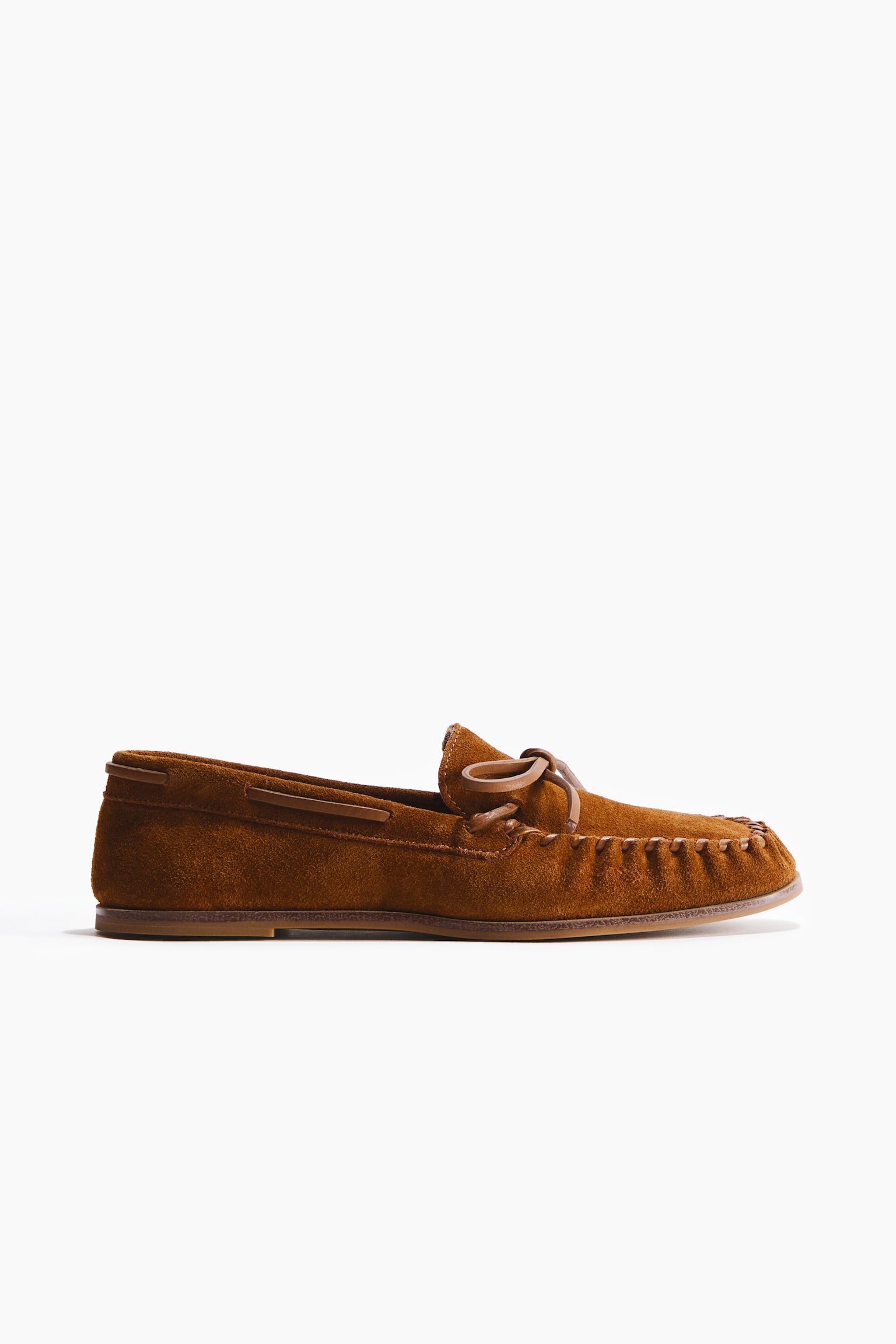 Split suede loafers - Light brown - 2