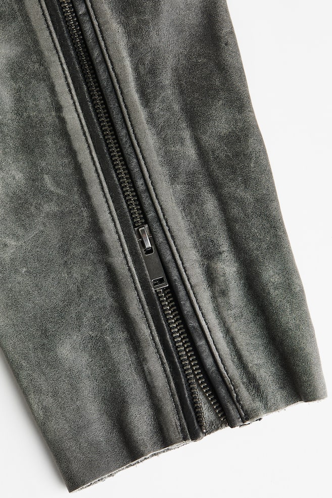 Leather trousers - Vintage black - 11
