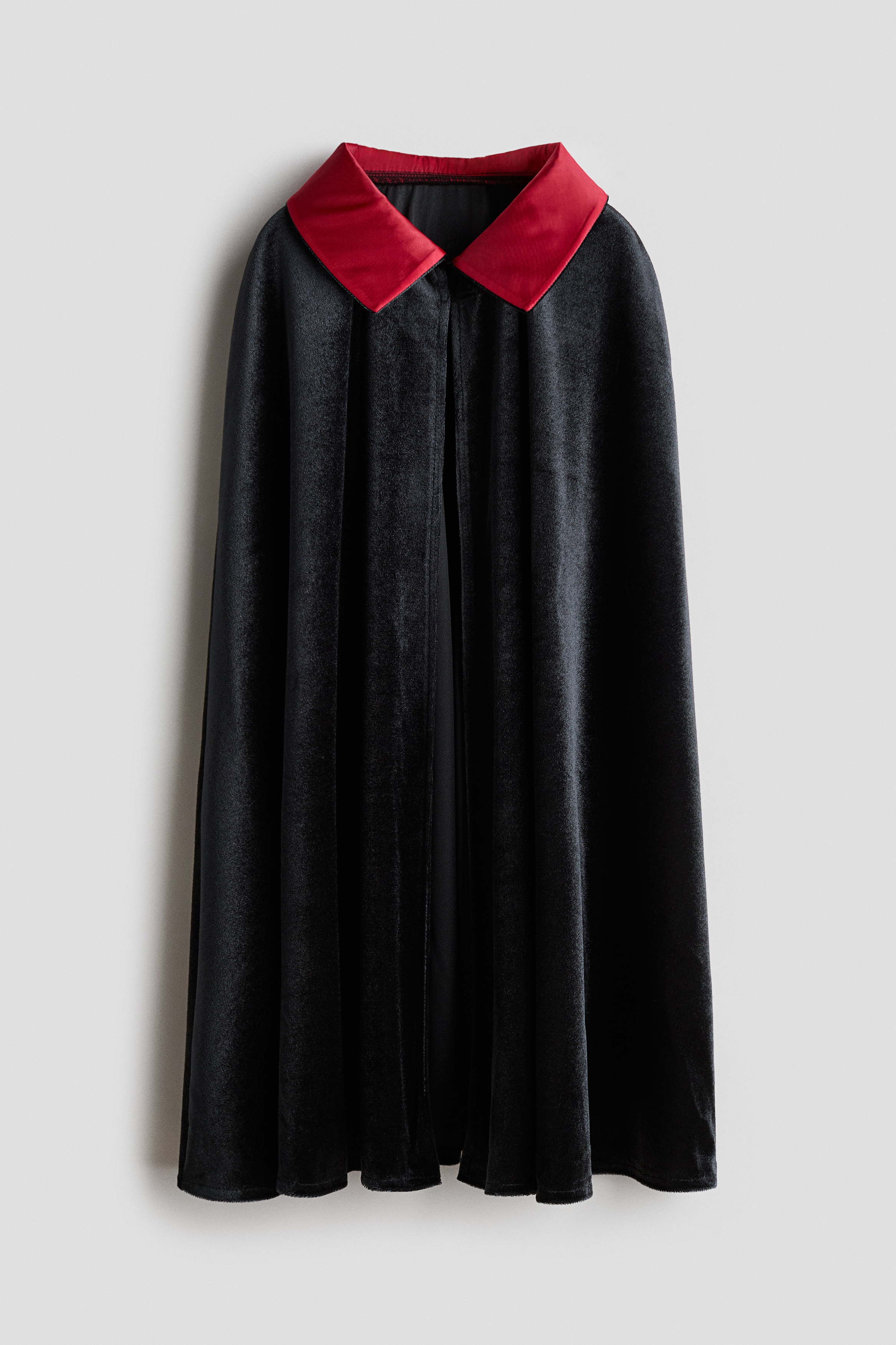 Vampire Costume Cape - Black/red