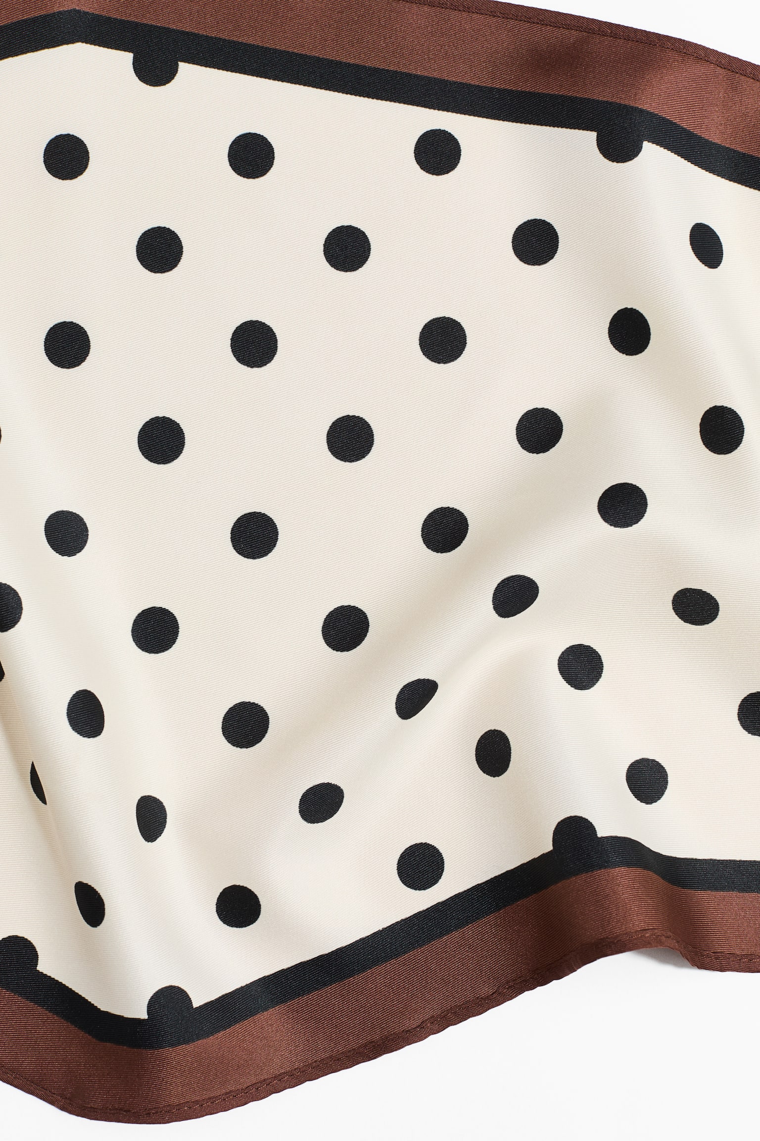 Neck scarf - White/Spotted - 4