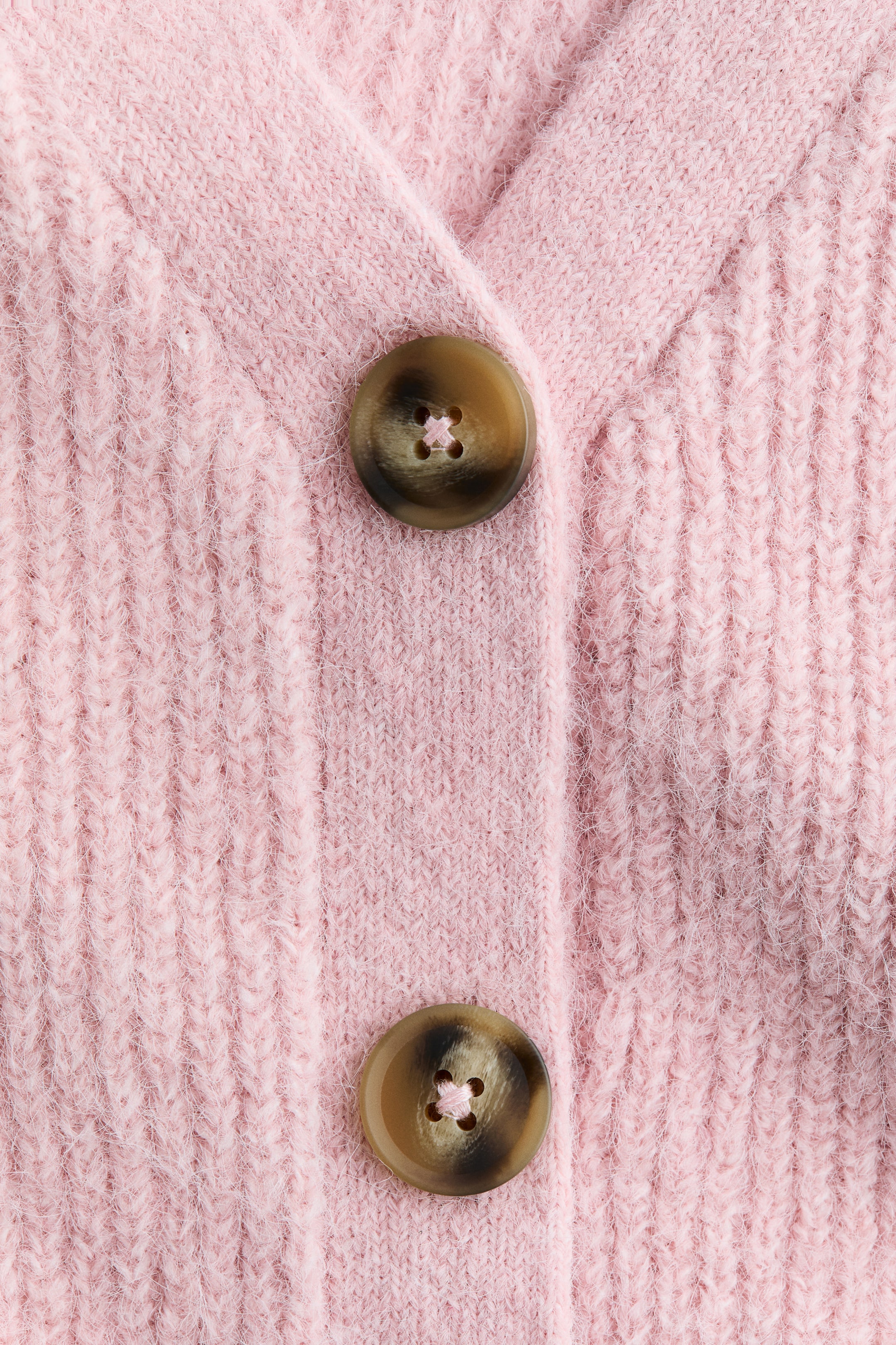 Größeres Bild ansehen: Cardigan in Rippstrick - Rosa - Kids | H&M DE 5