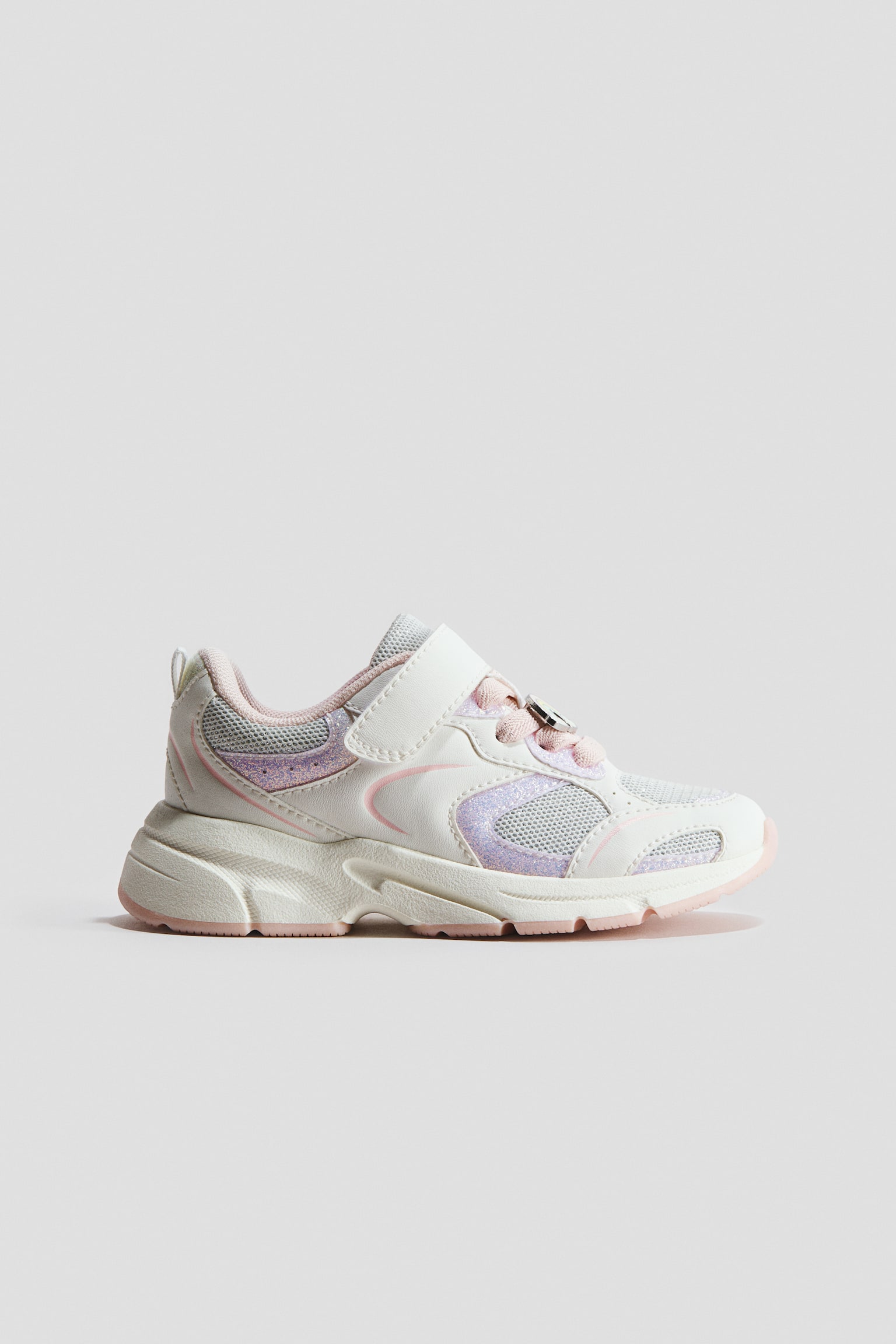 Glittery trainers - White/Light pink - 2