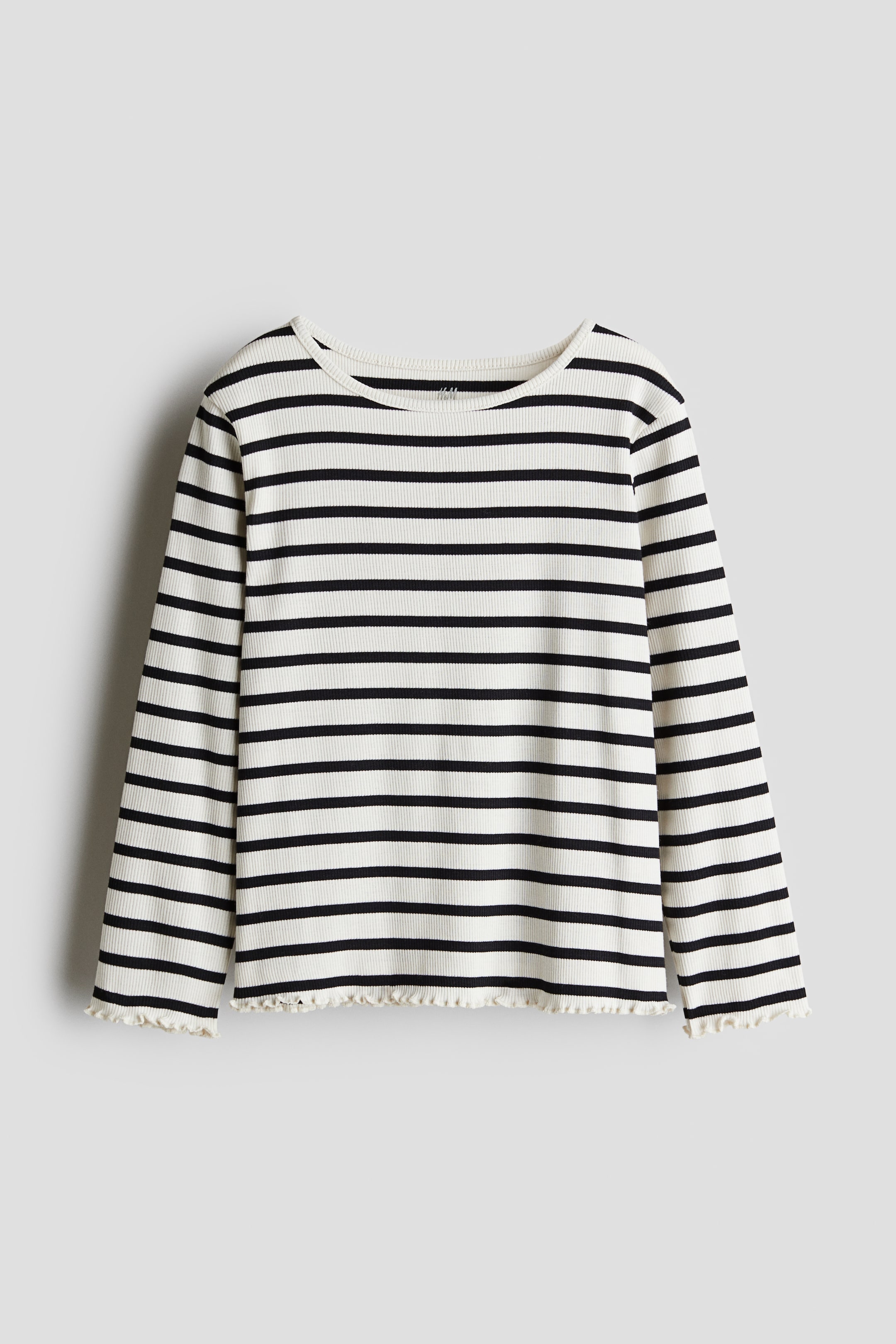 Long-sleeved Jersey Top