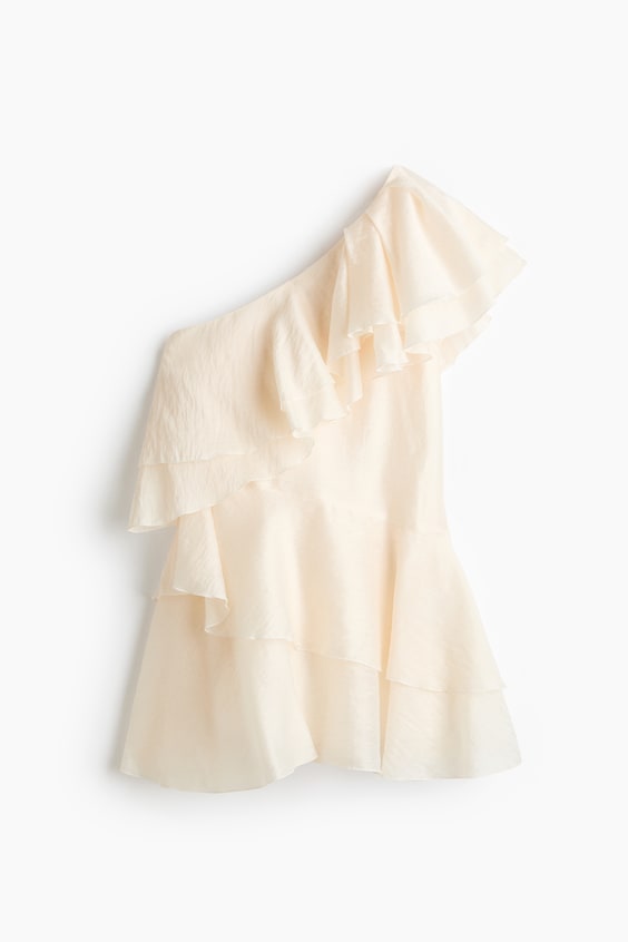 Женские платья H&M Flounced One-Shoulder Dress