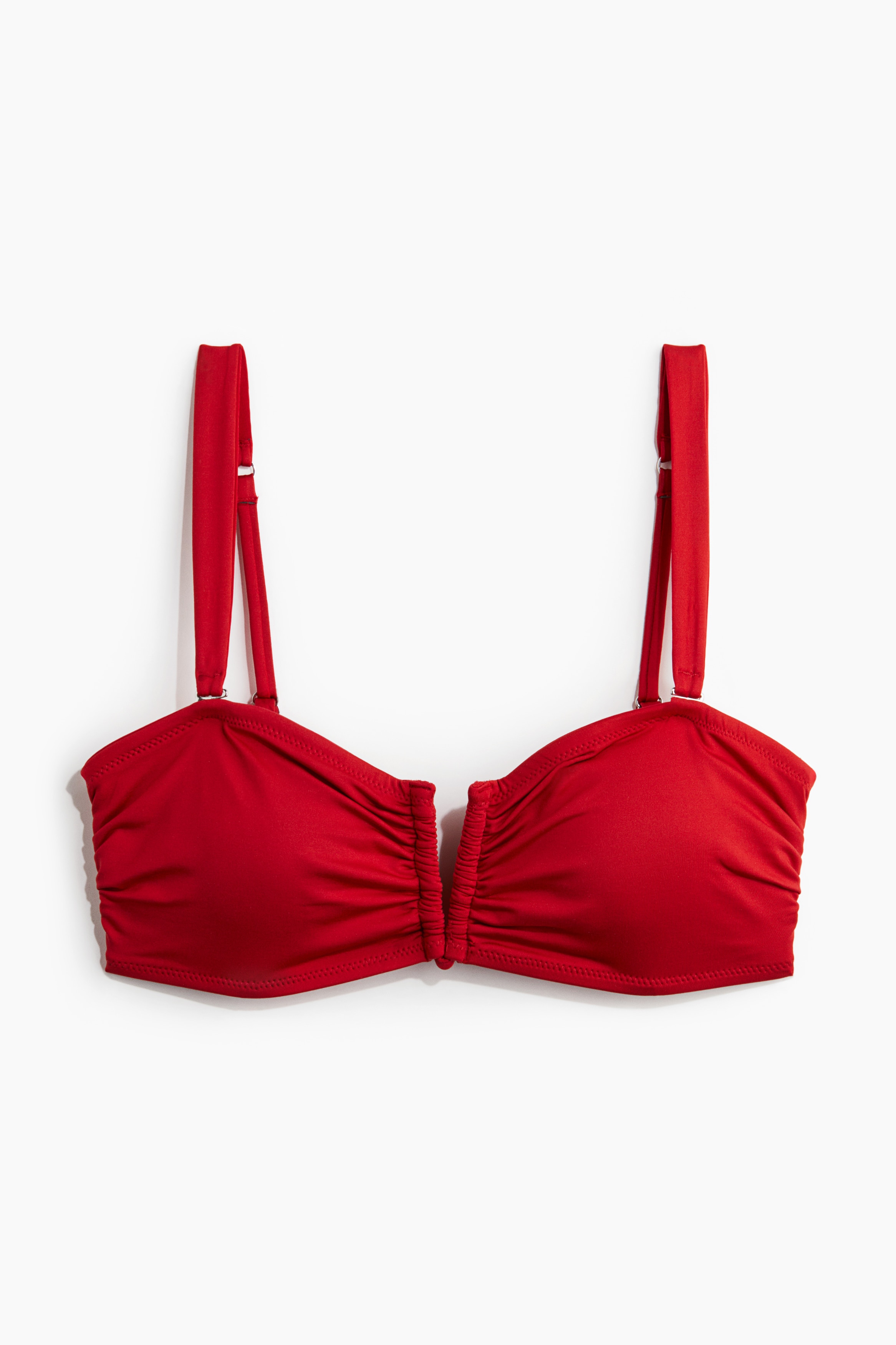 Σουτιέν μπικίνι με ενίσχυση - Κόκκινο/Γαλάζιο/Κόκκινο/μοτίβο με λαχούρι