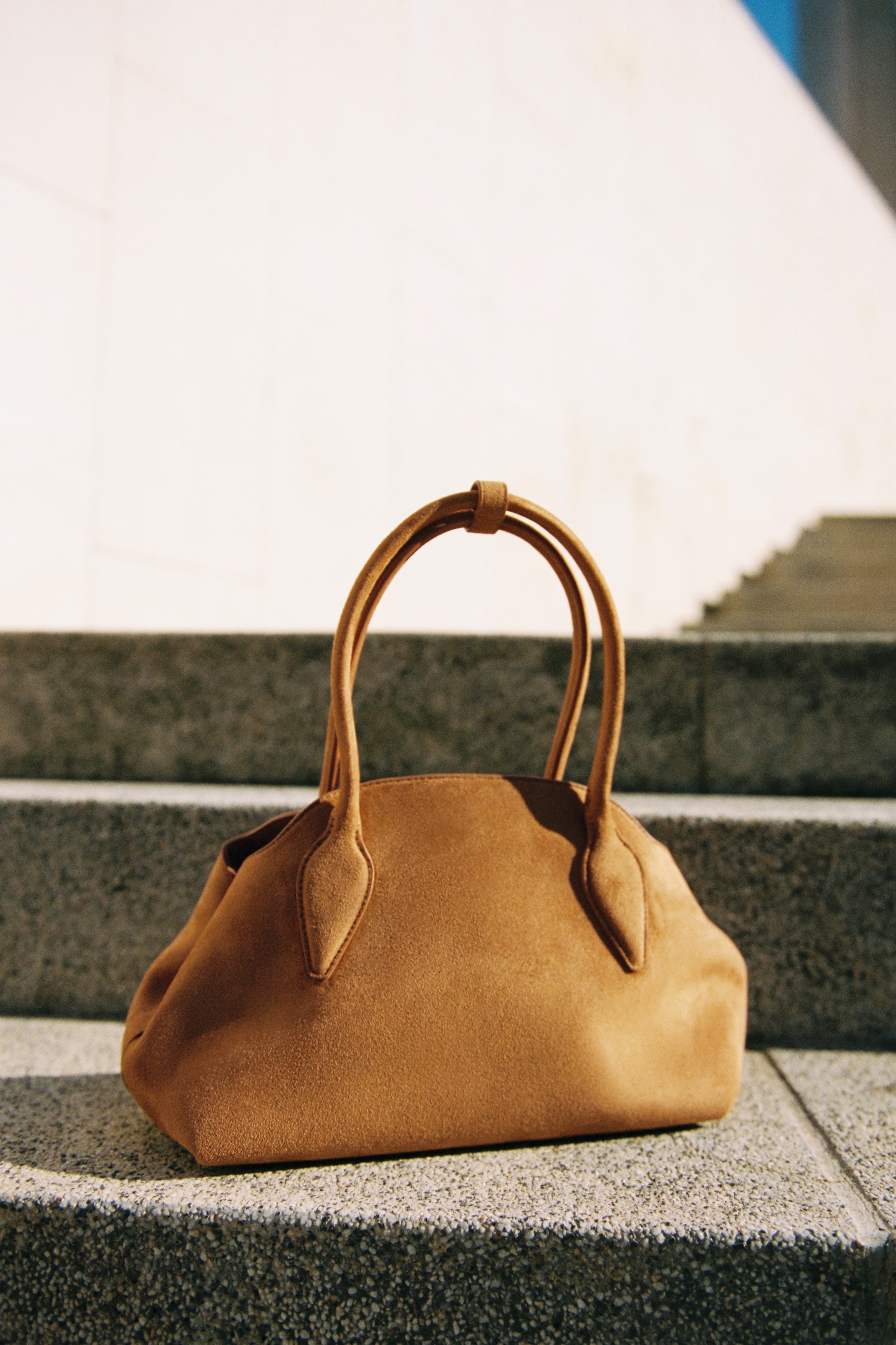 Taštička crossbody - Dark beige/Černá