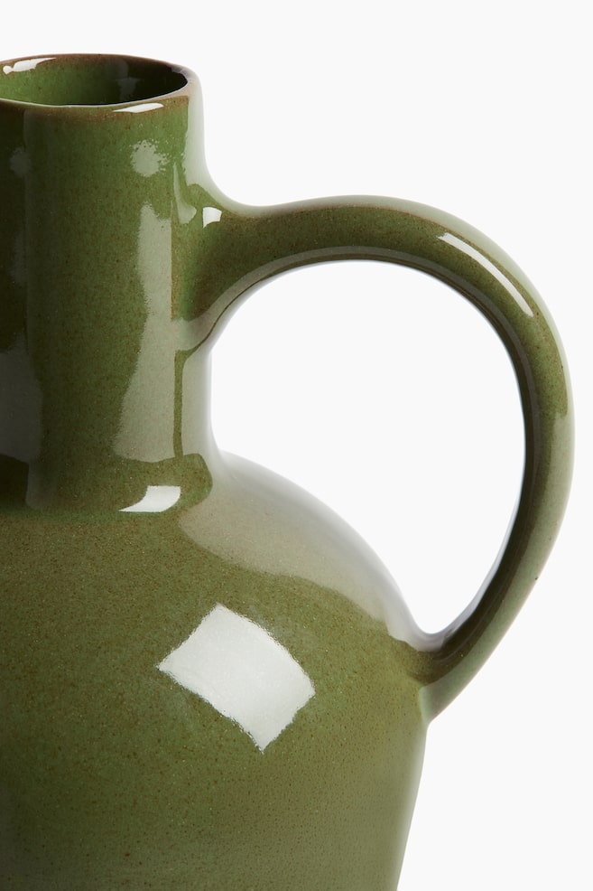 Terracotta Vase - Moss green - 5