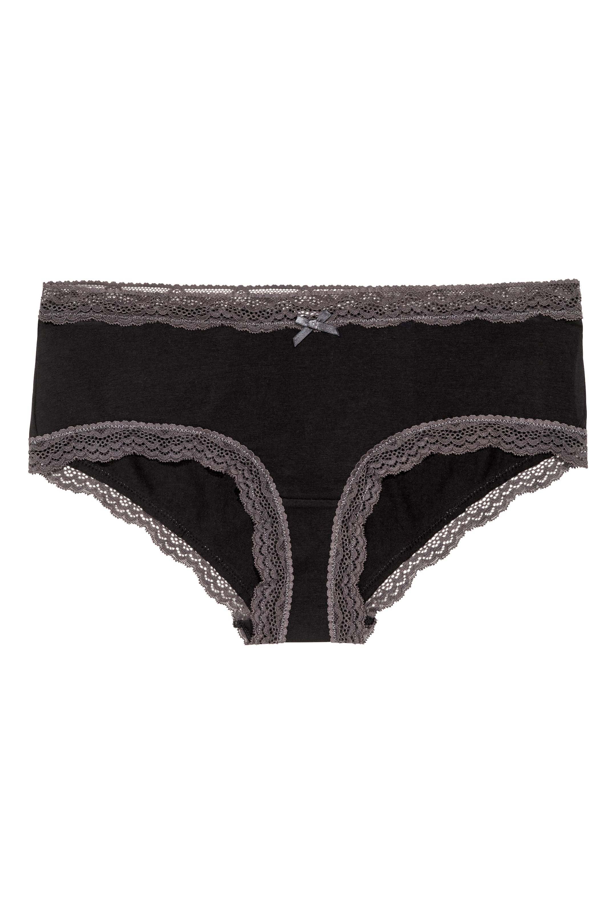 Näytä suurempi kuva: 3 kpl shortie-alushousuja - Harmaameleerattu - NAISET | H&M FI 1