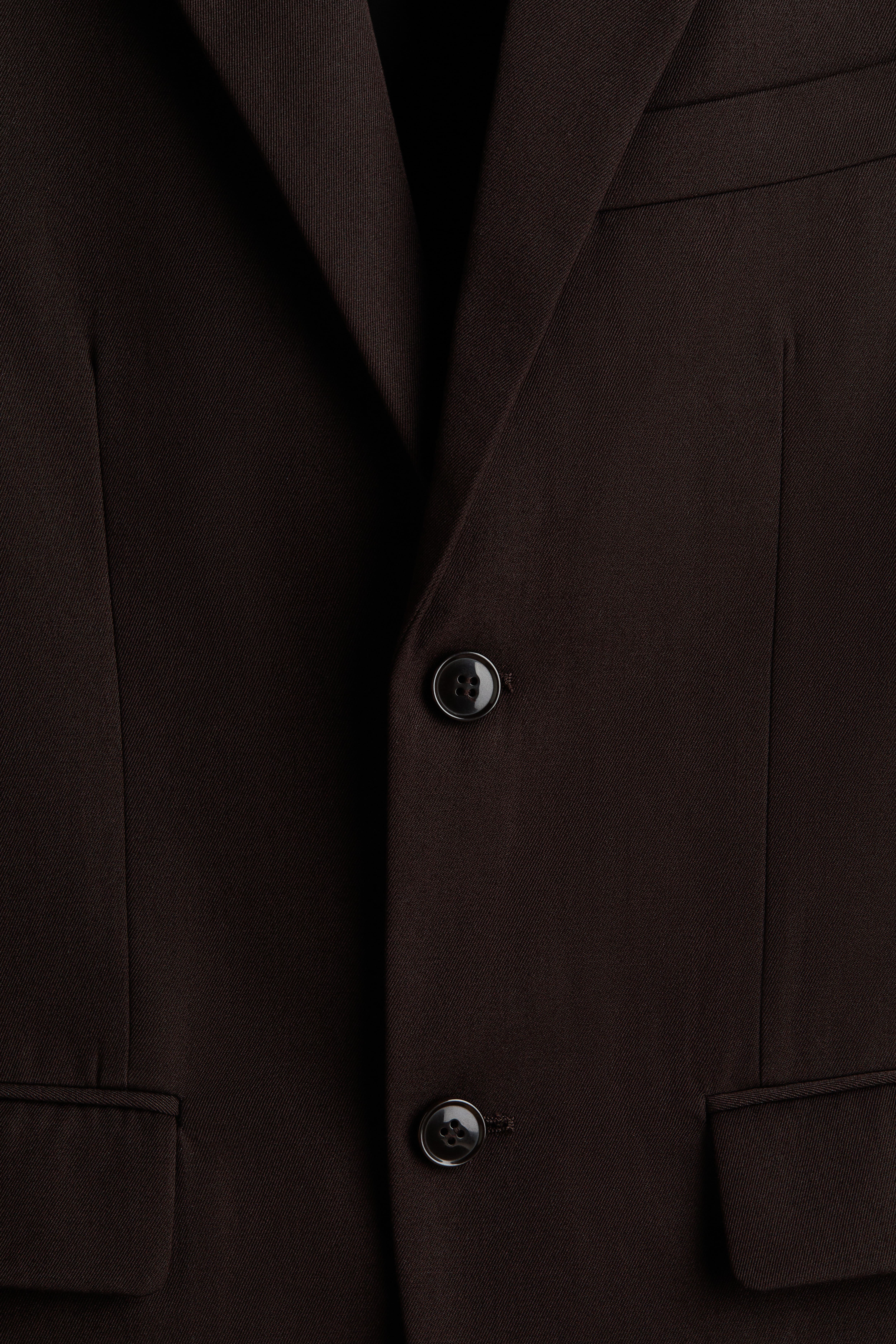 Relaxed-Fit Wool-Blend Suit Jacket