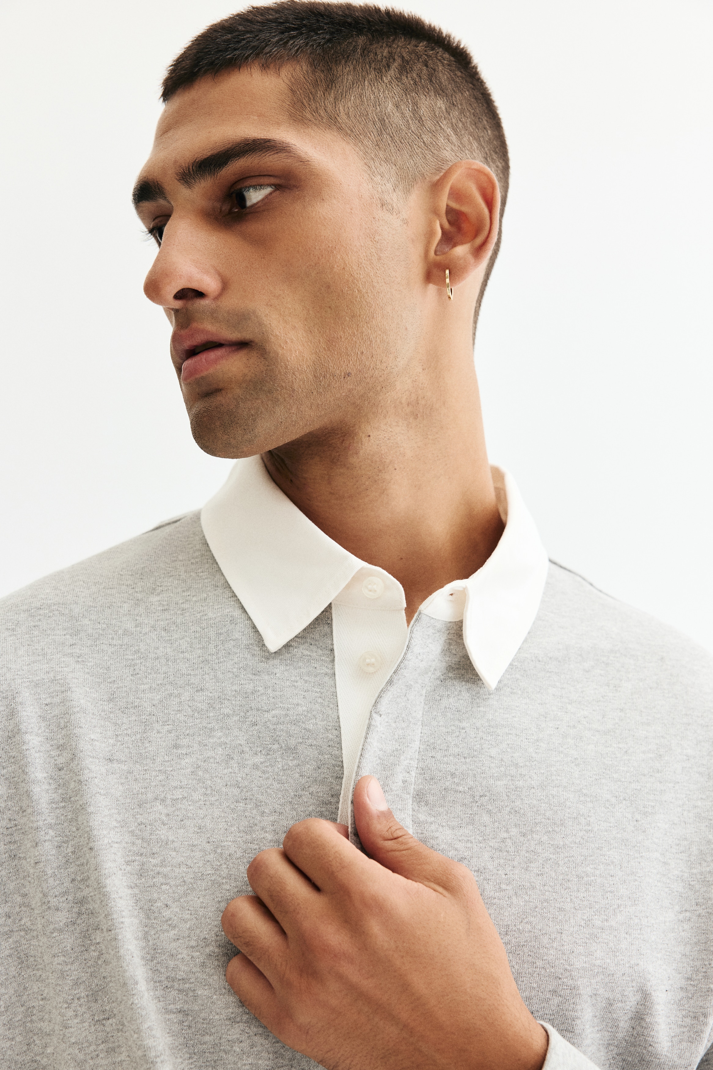 Loose Fit Cotton polo shirt