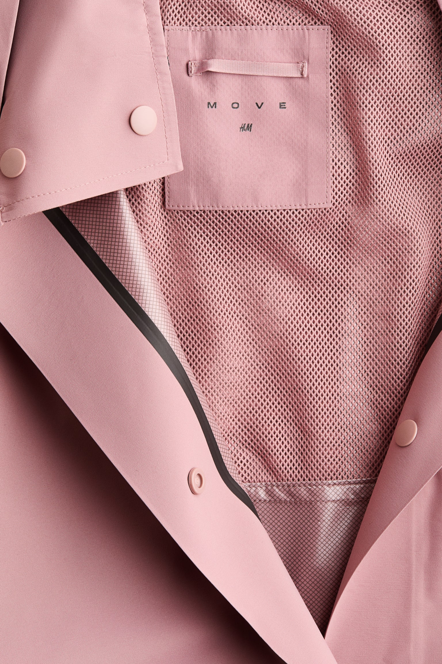 Rain jacket with StormMove™ - Antique rose/Black - 3