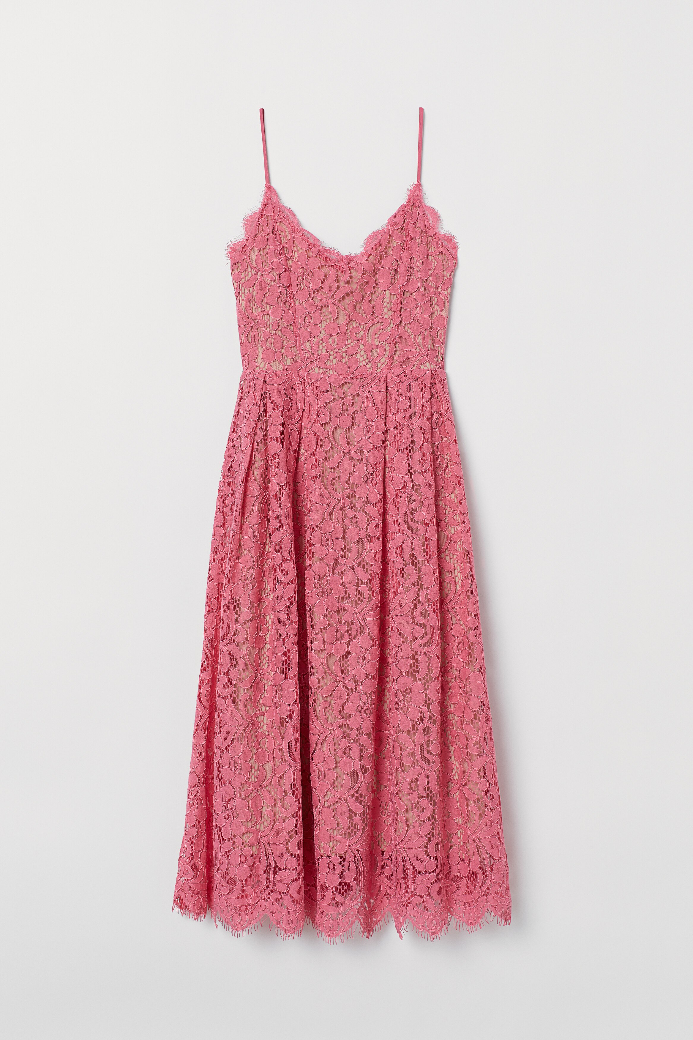 Spitzenkleid rosa h&m Clearance