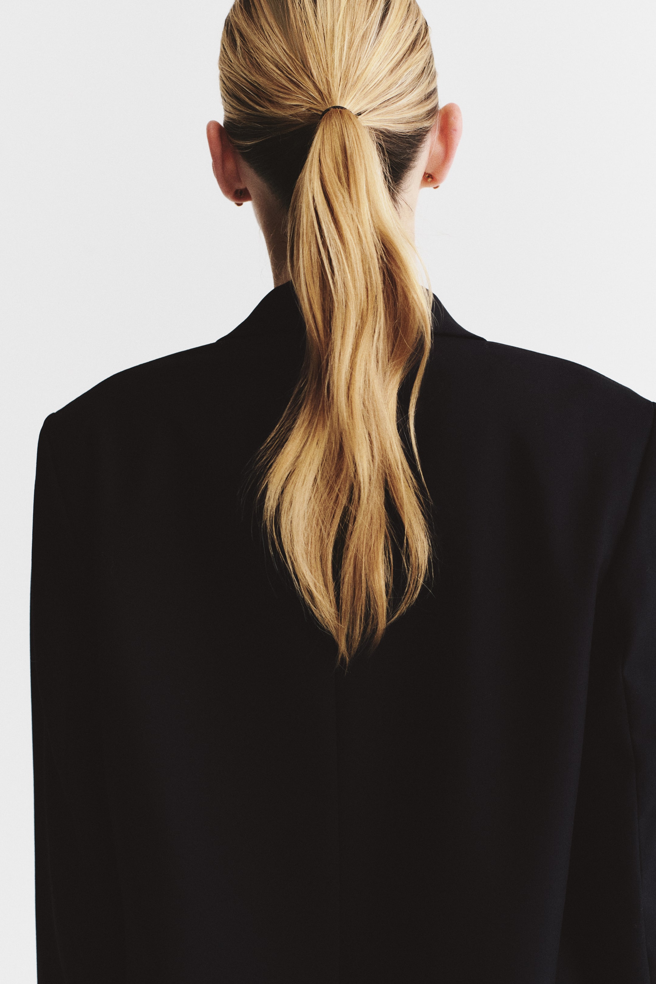 Single-Breasted Wool-Blend Blazer