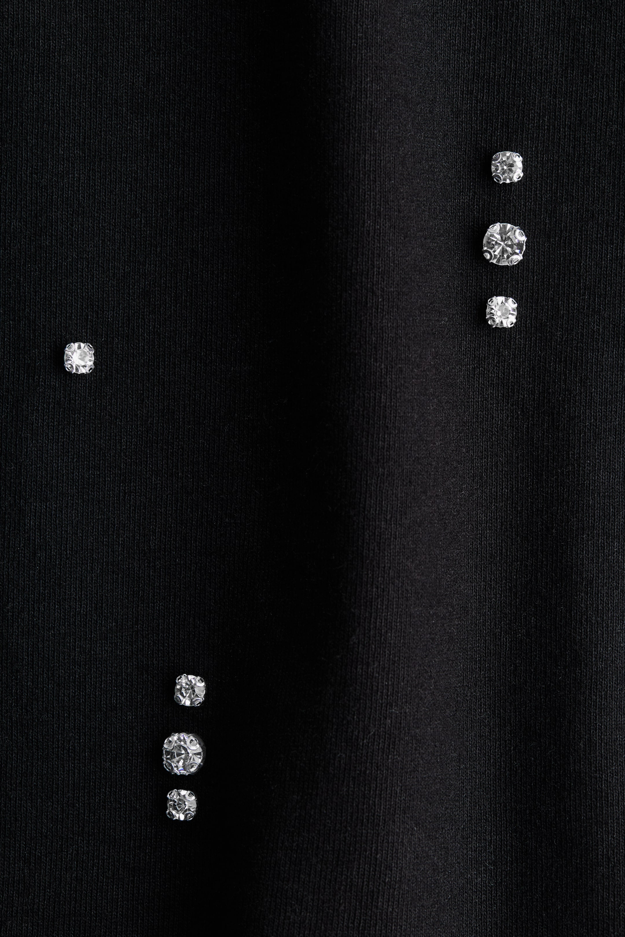 Größeres Bild anzeigen: T-Shirt mit Strassverzierung - Schwarz - Ladies | H&M AT 2