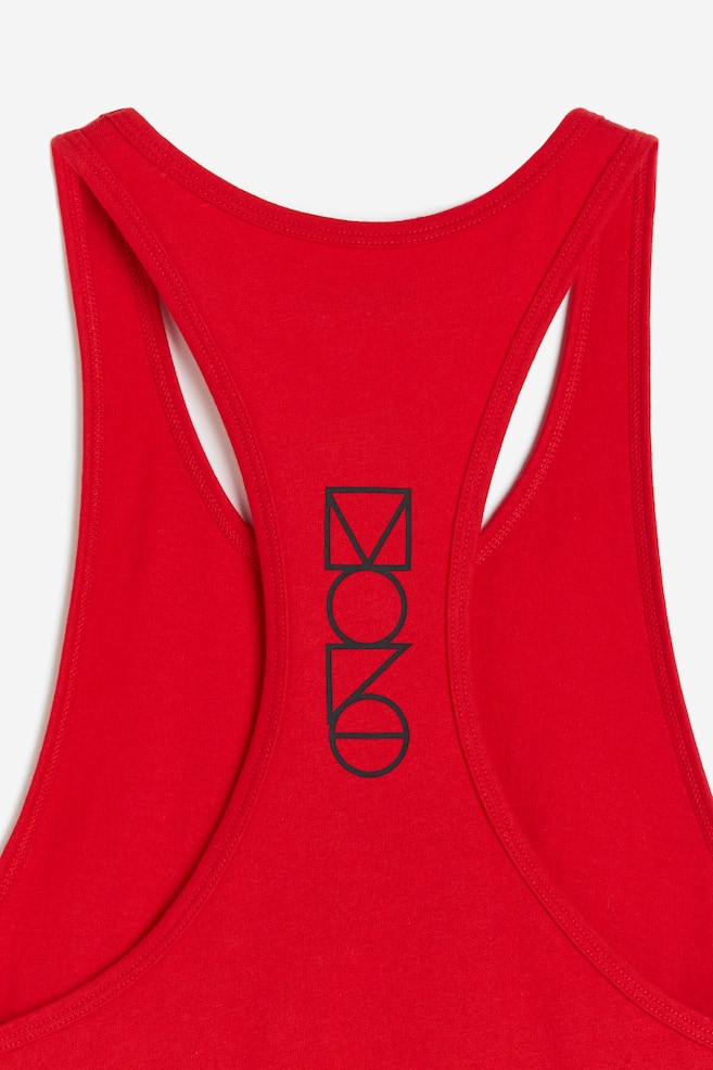 DryMove™ Sports vest top - Red/Black/Dark grey - 6