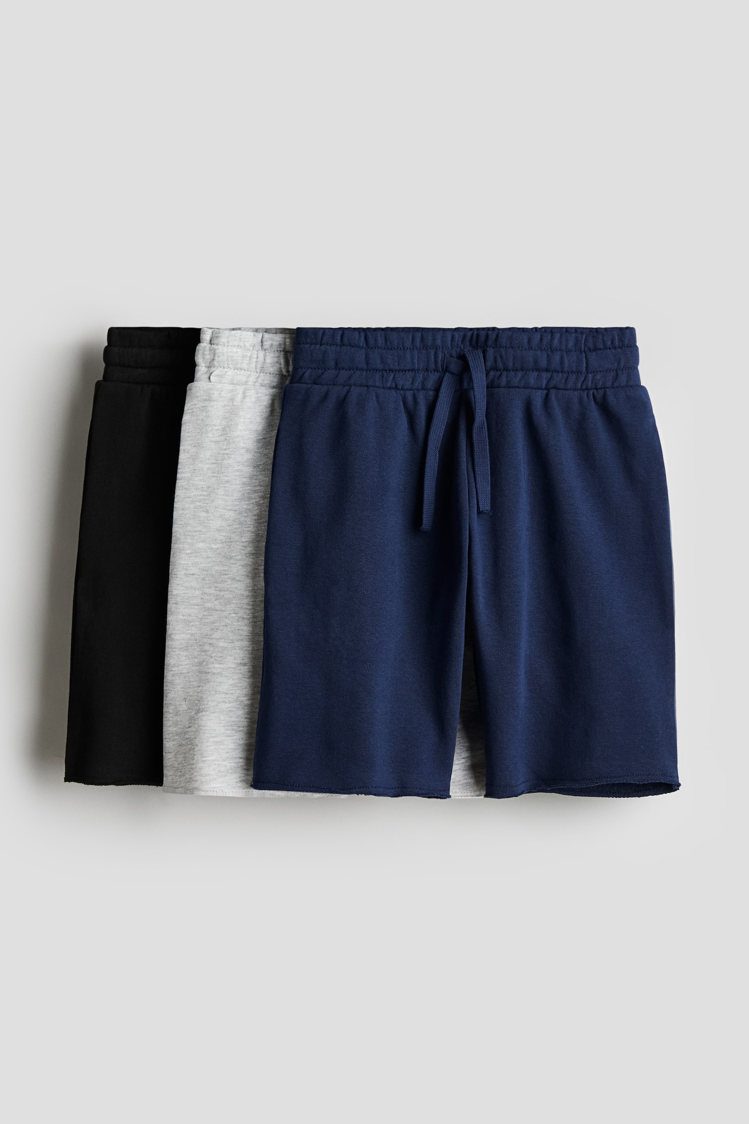 3-pack Sweat Shorts - Navy blue/Black - 1