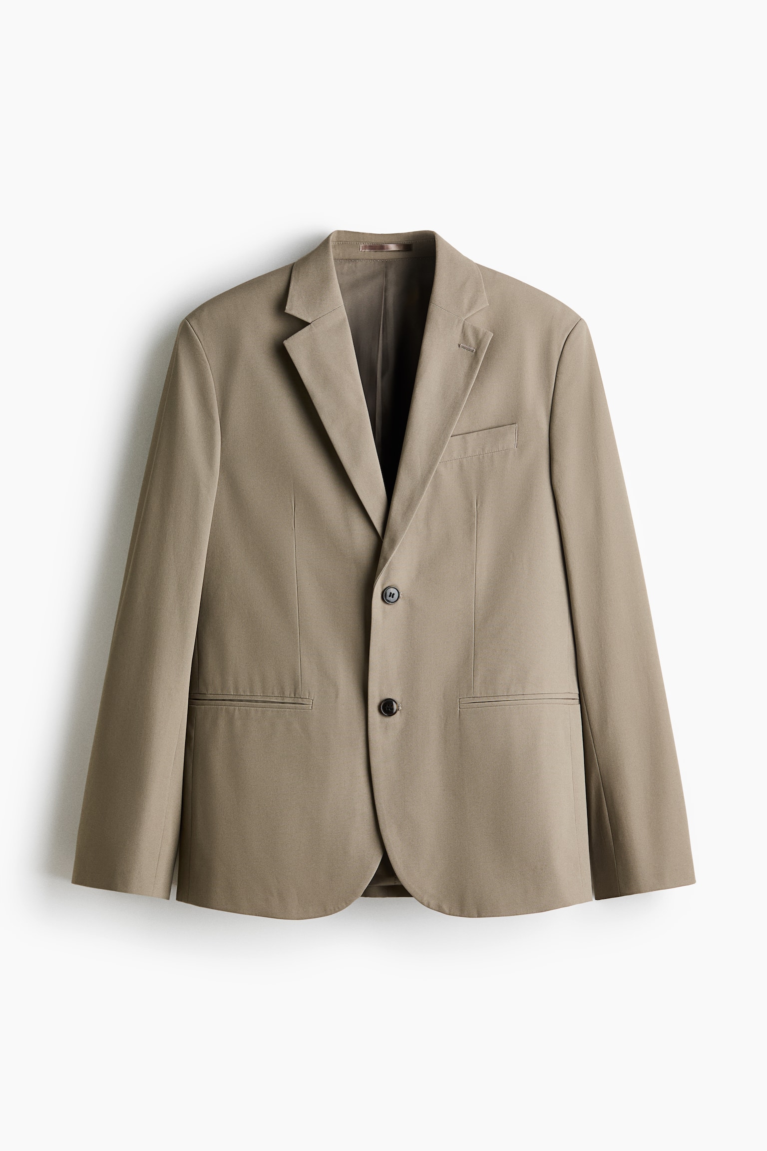 Veste classique à fermeture droite - Vert kaki/Noir - 1