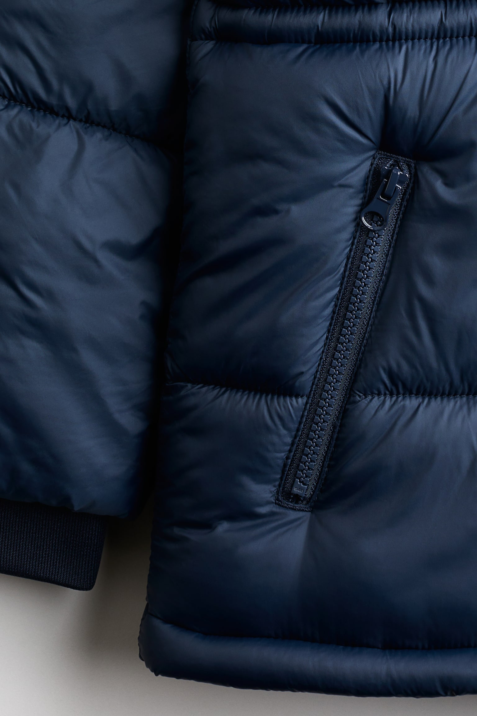 Puffer jacket - Navy blue/Black - 3