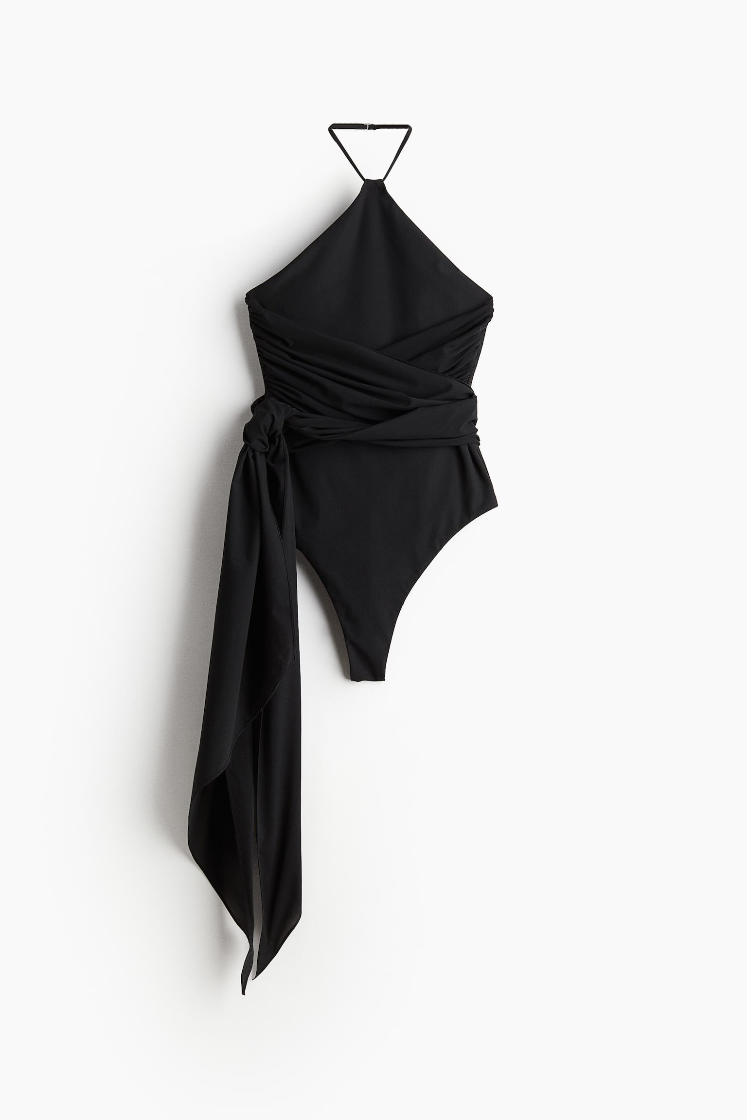 Strap-detail swimsuit - Black - 2